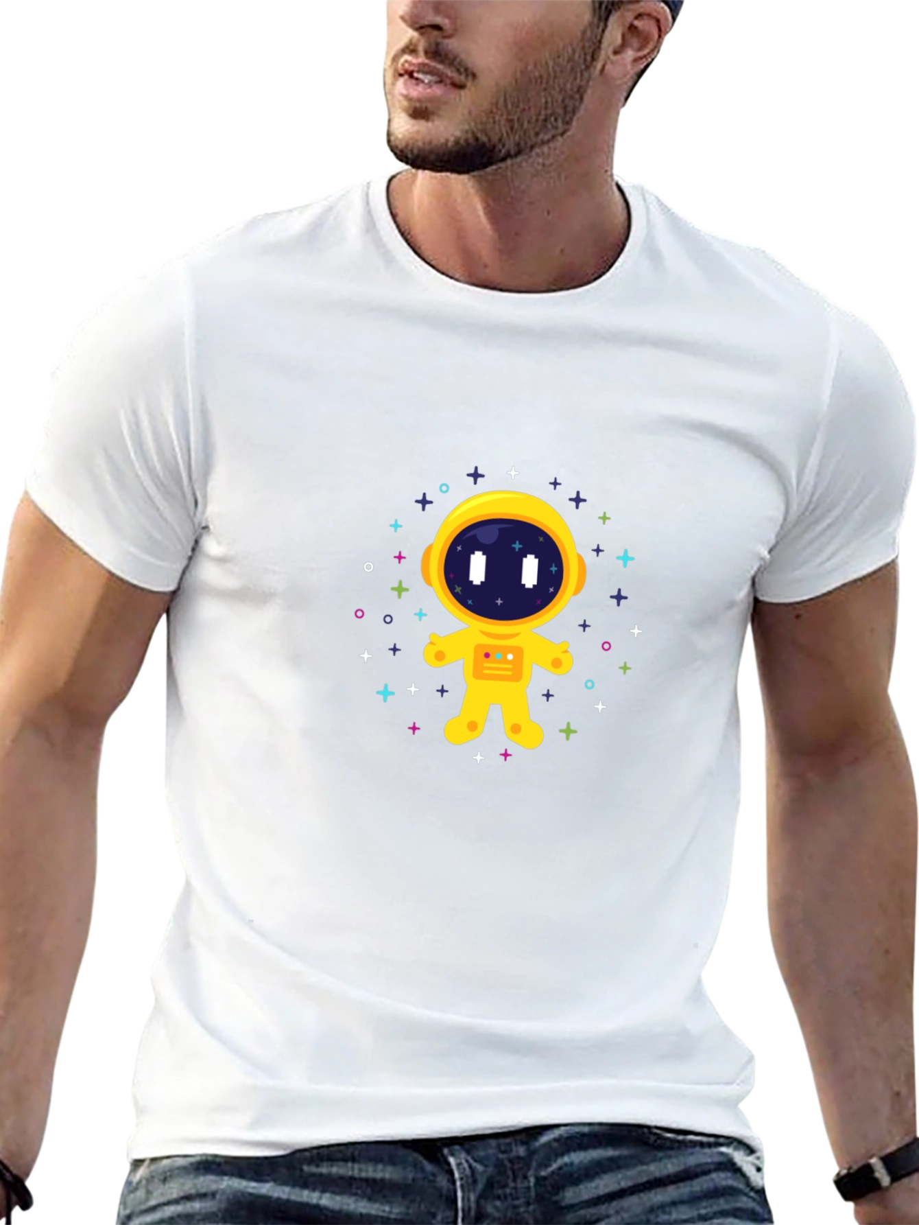 Astronaut Graphic Tee - Space Lovers T-Shirt