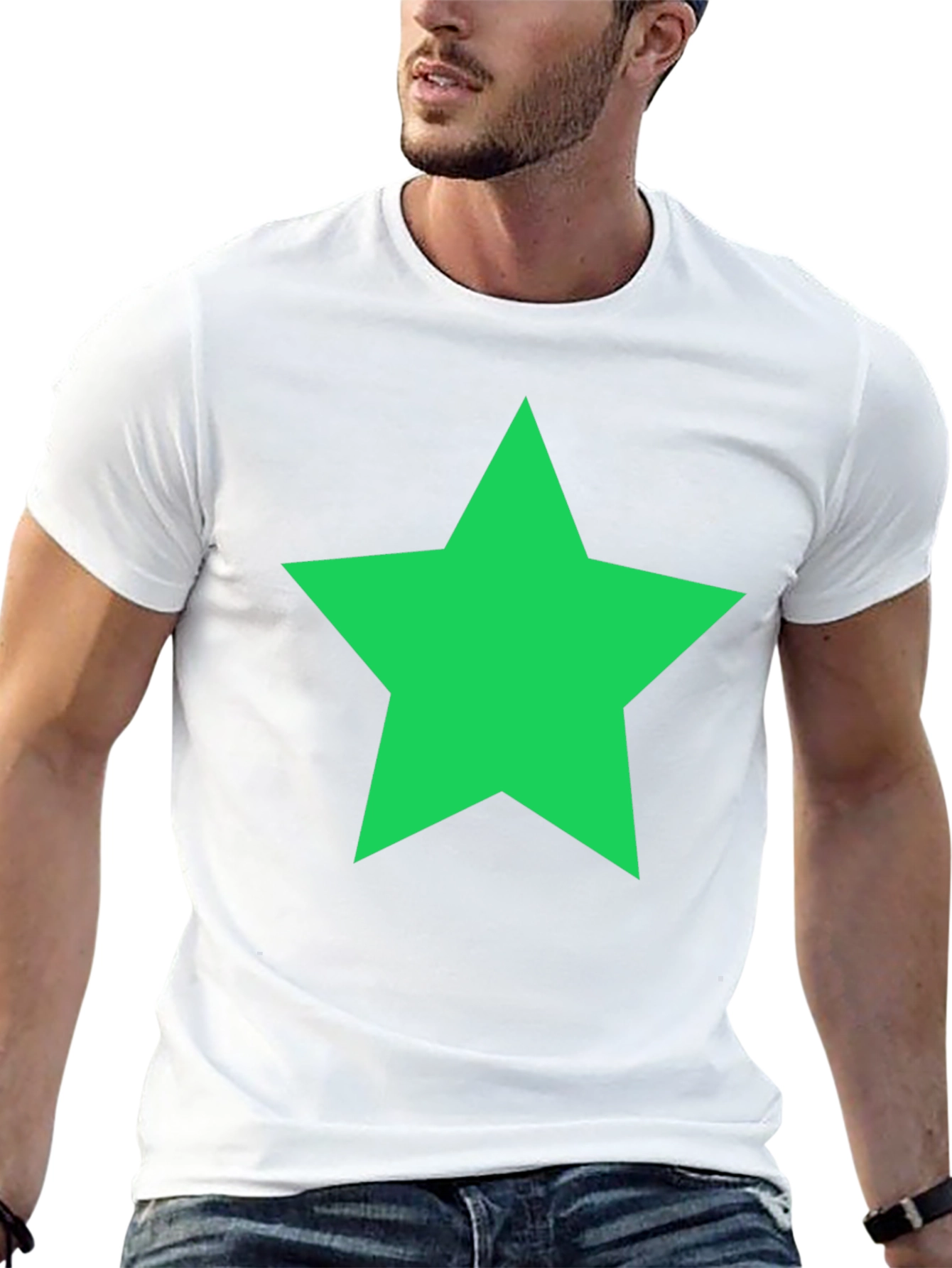 Bold Star Graphic Tee - Everyday Casual
