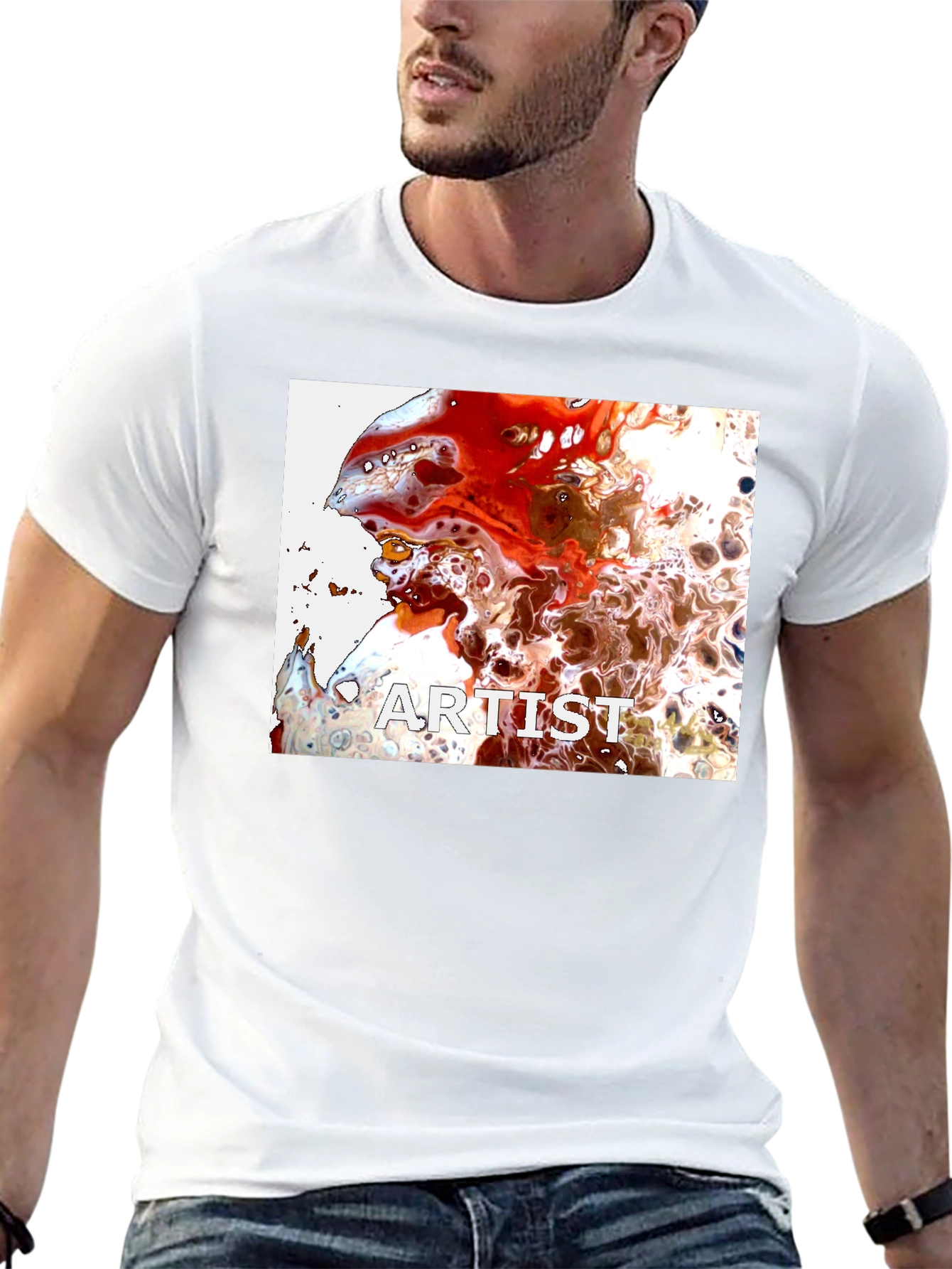 Abstract Art Artist T-Shirt - Unique Design