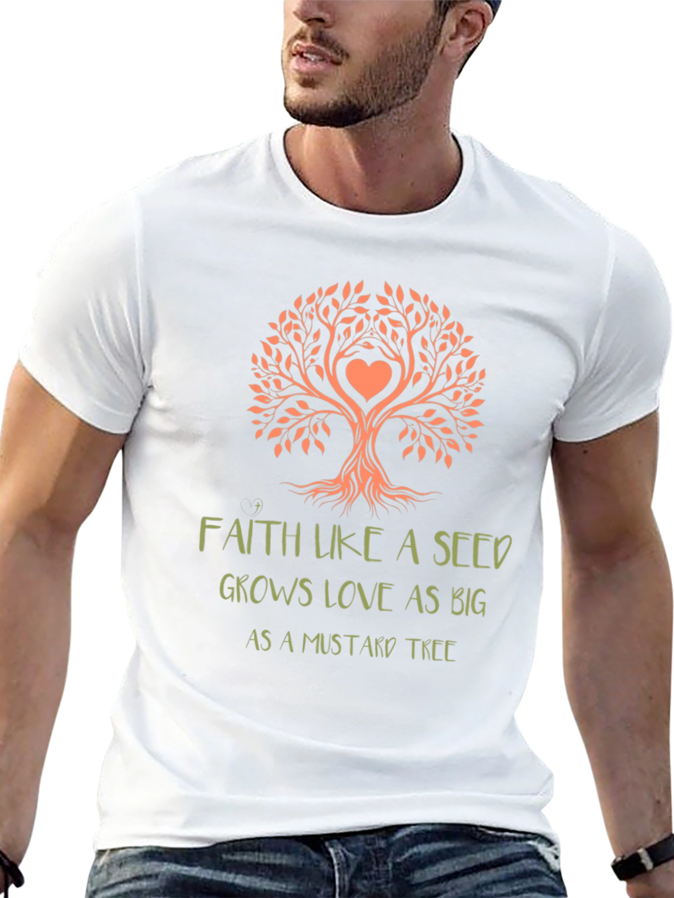 Faith Like A Seed Tree Graphic T-Shirt