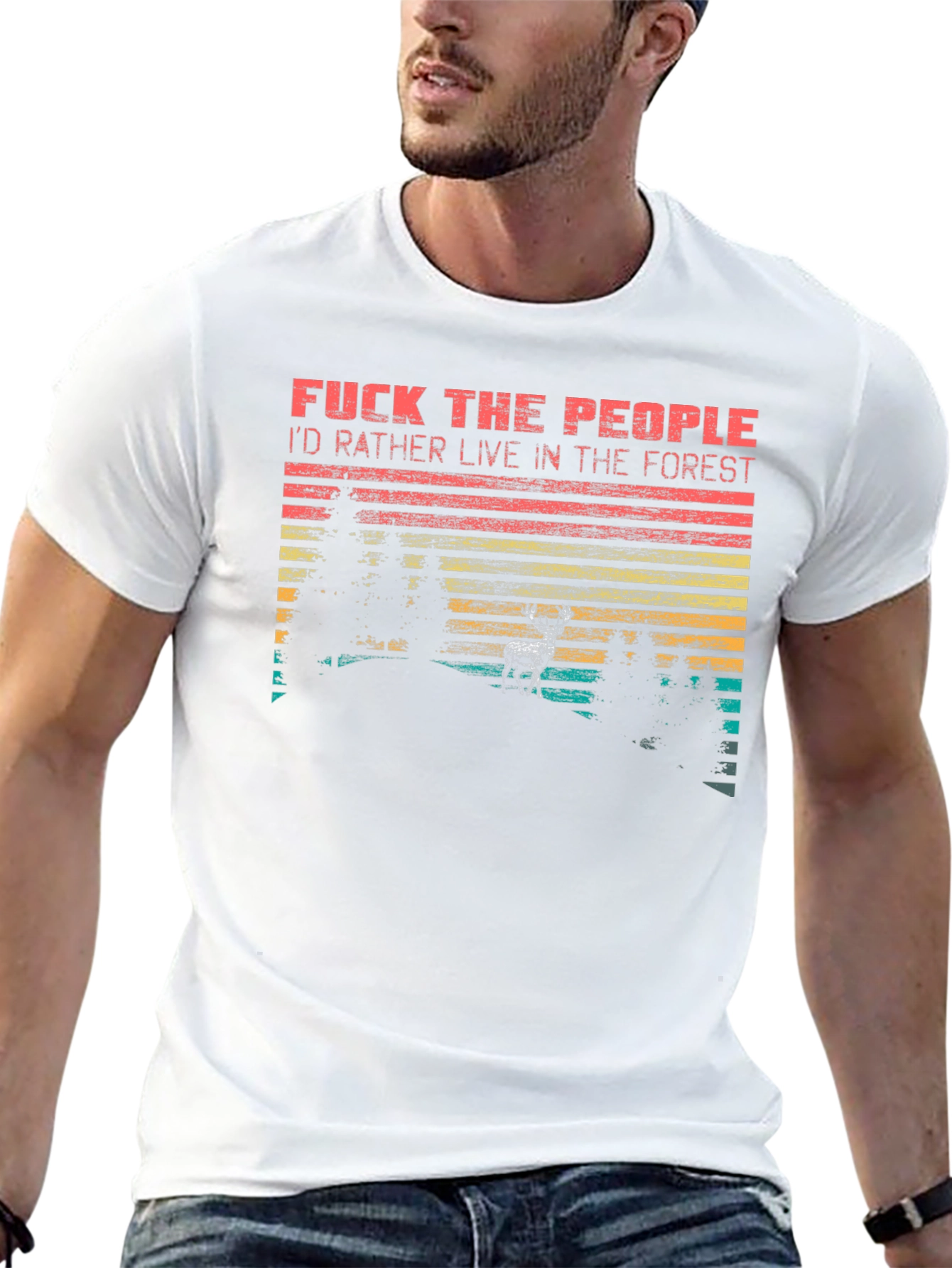 Forest Life Graphic T-Shirt