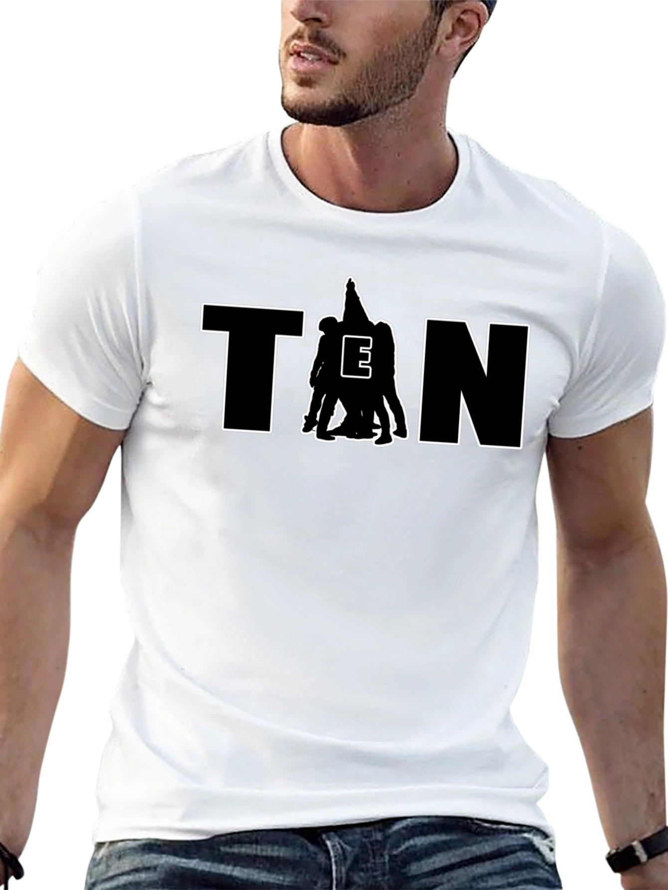 TEN Silhouette Black Graphic T-Shirt