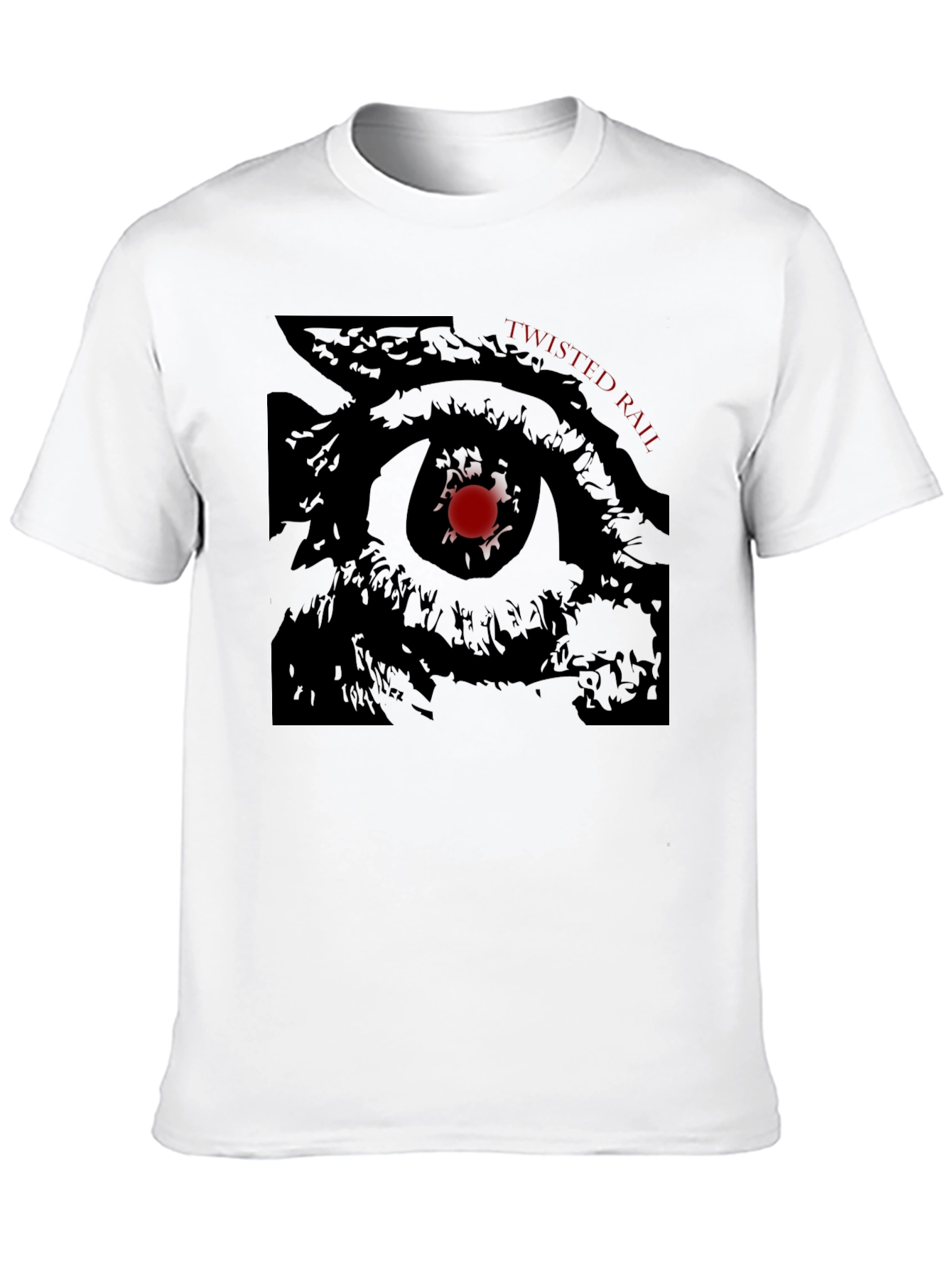 Twisted Rail Eye Graphic Black T-Shirt
