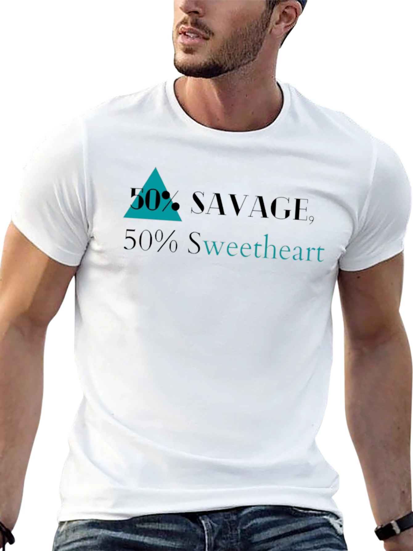 Savage Sweetheart Graphic Tee - Black