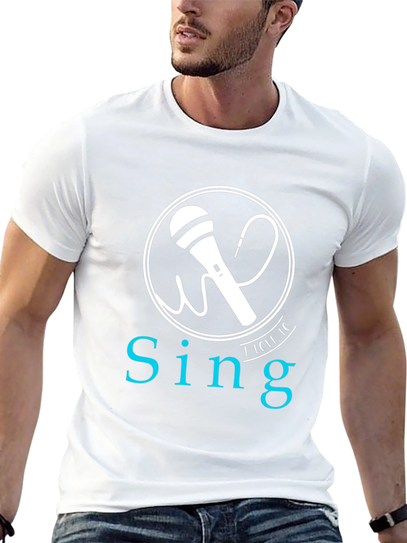Sing T-Shirt - Microphone Graphic Tee