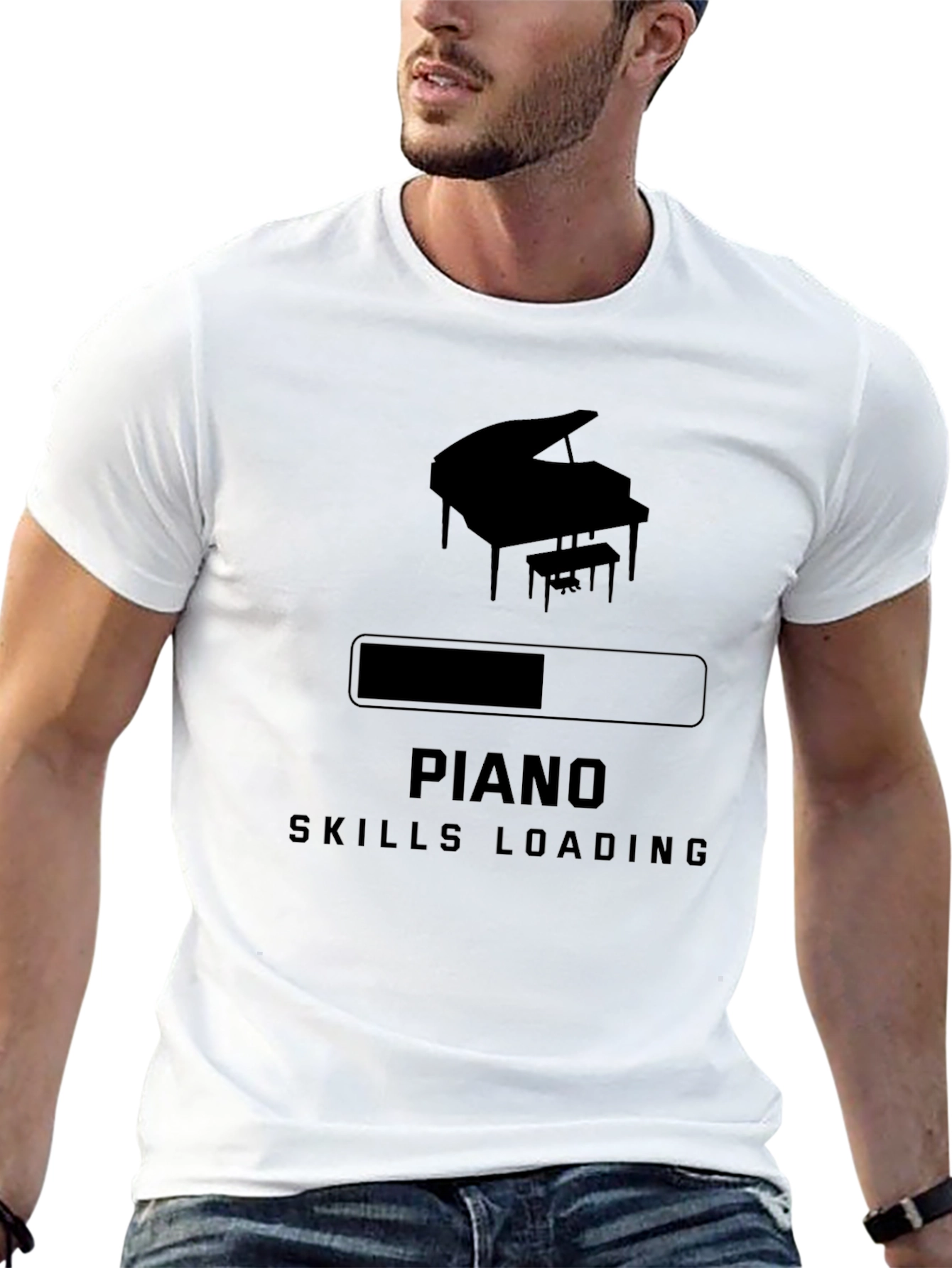 Piano Skills Loading T-Shirt - Musician Tee