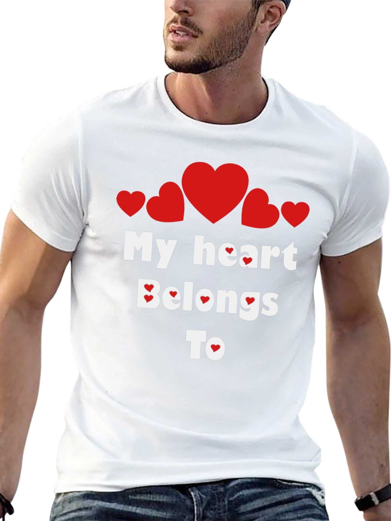 My Heart Belongs To T-Shirt - Valentines Day