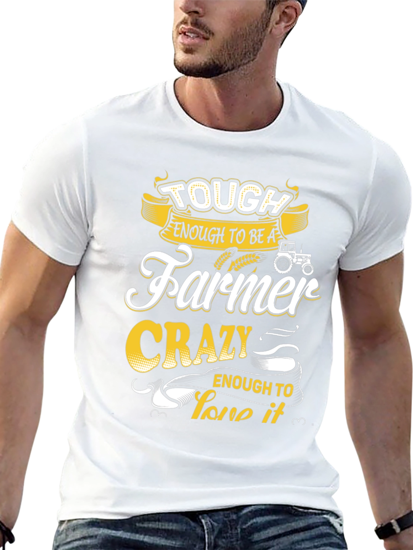 Tough Enough Farmer Tee - Crazy Love