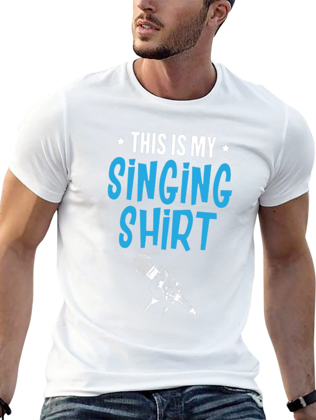 This is My Singing Shirt - Black Graphic Tee