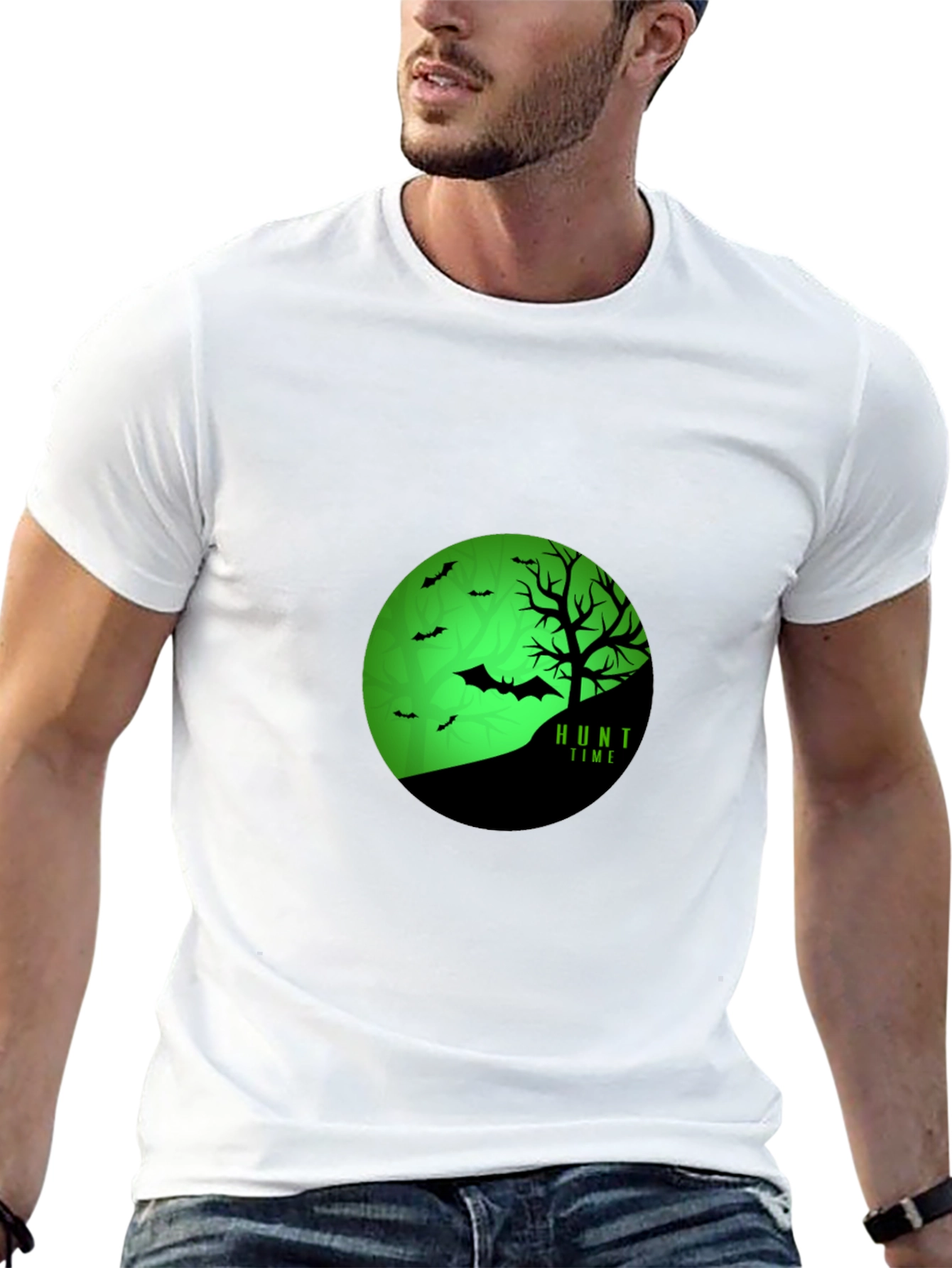 Hunt Time Graphic Tee - Spooky Season Shirt