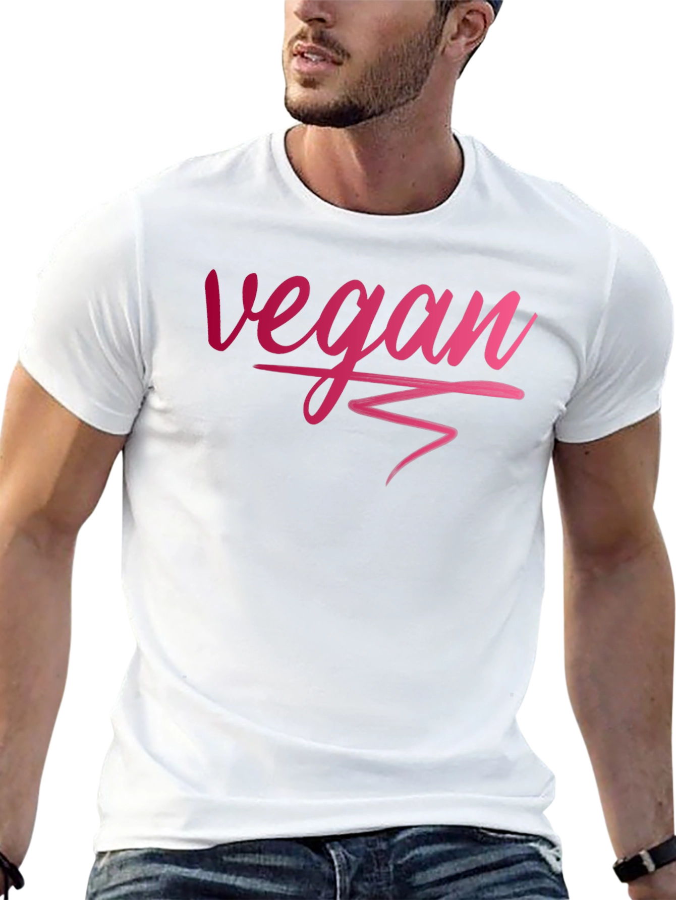 Vegan Graphic Tee - Stylish & Sustainable