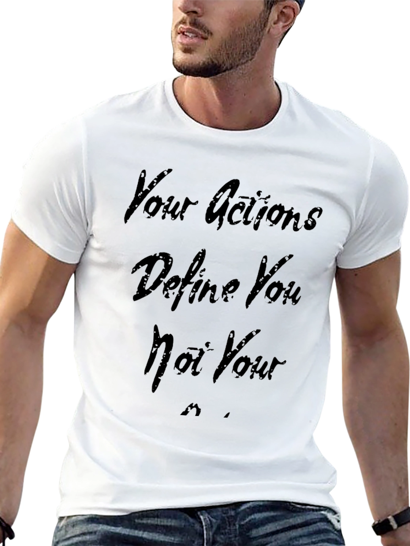Action Defines You Black T-Shirt