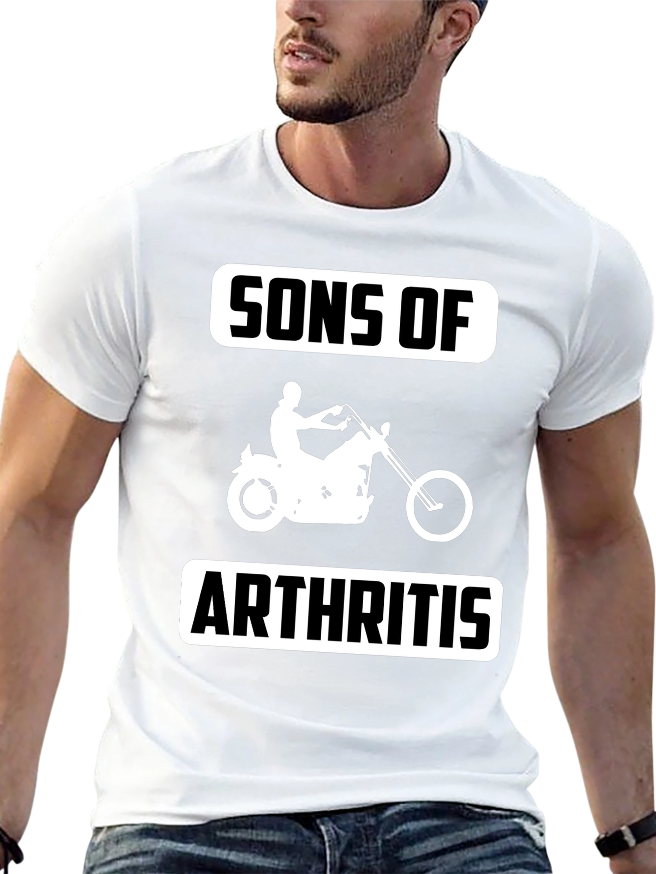 Sons Of Arthritis Biker T-Shirt Funny Graphic Tee