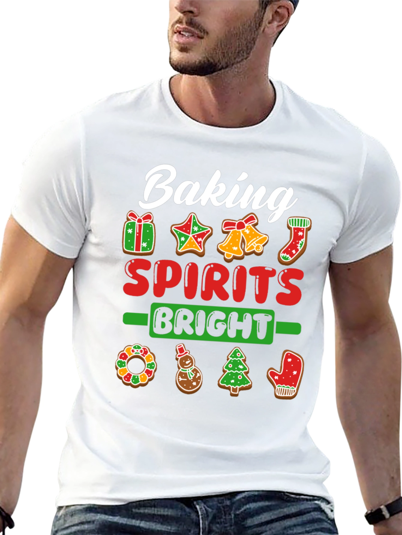 Baking Spirits Bright Christmas T-Shirt