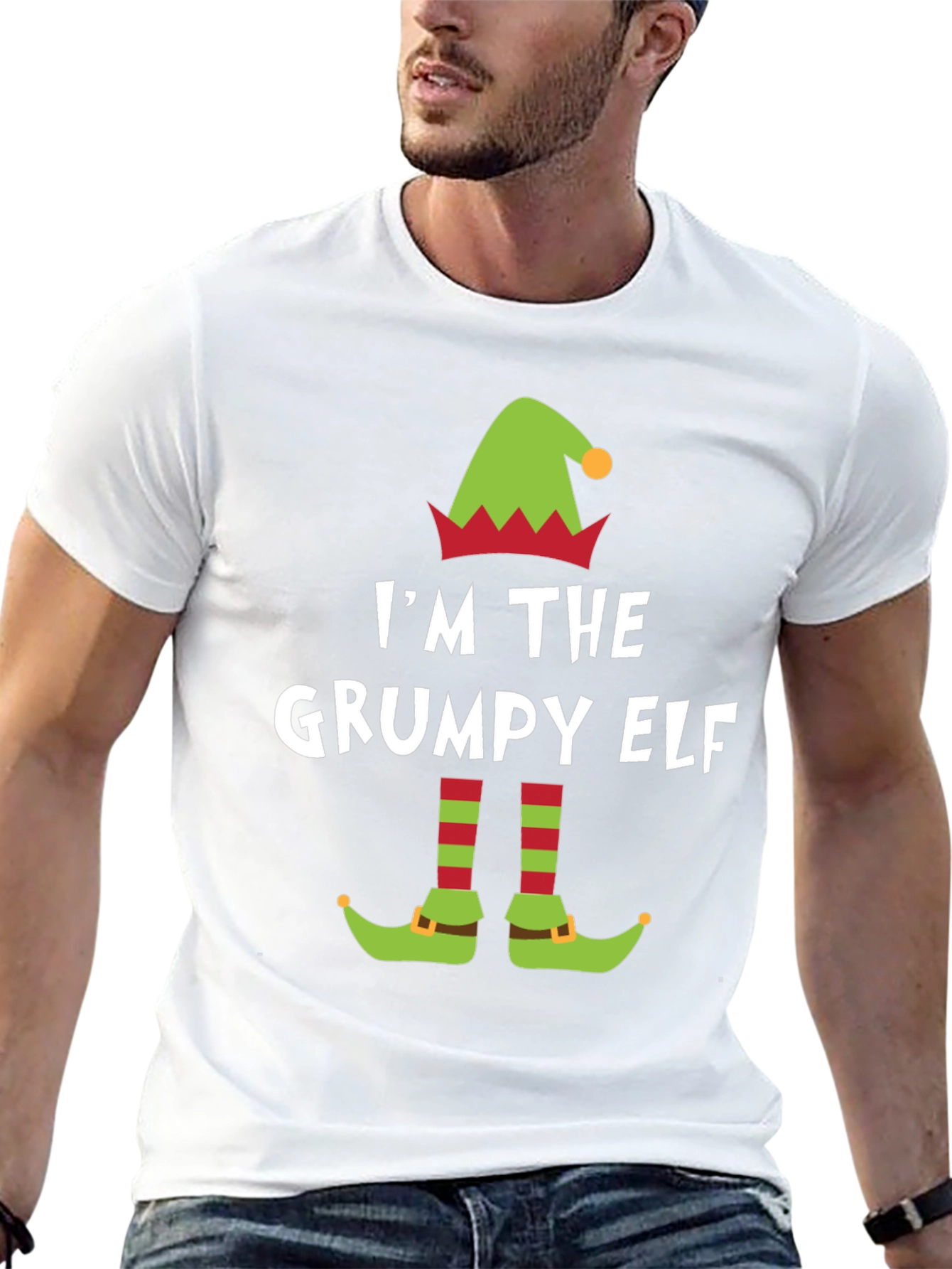 Grumpy Elf Christmas T-Shirt