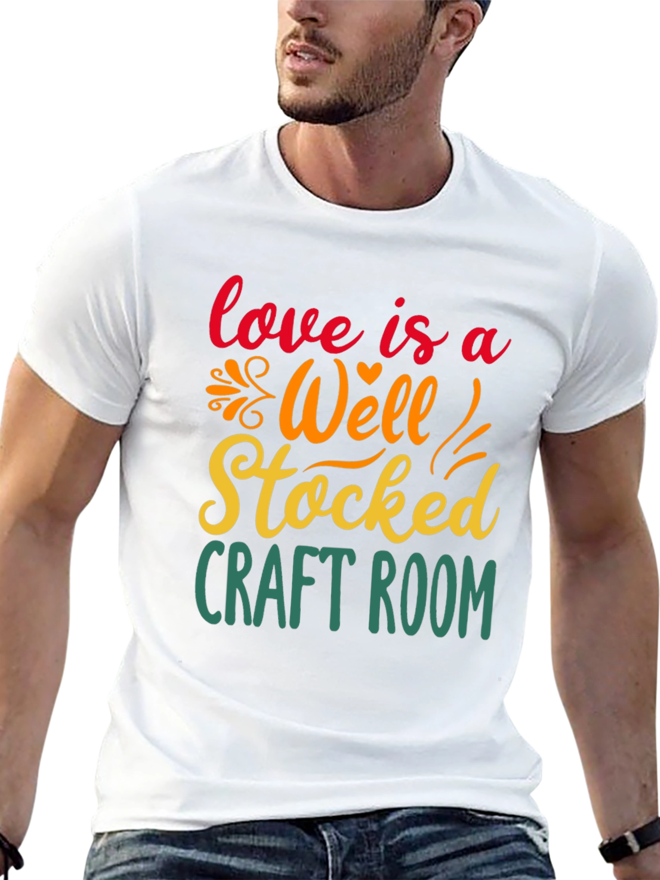 Craft Room Lover T-Shirt - Black