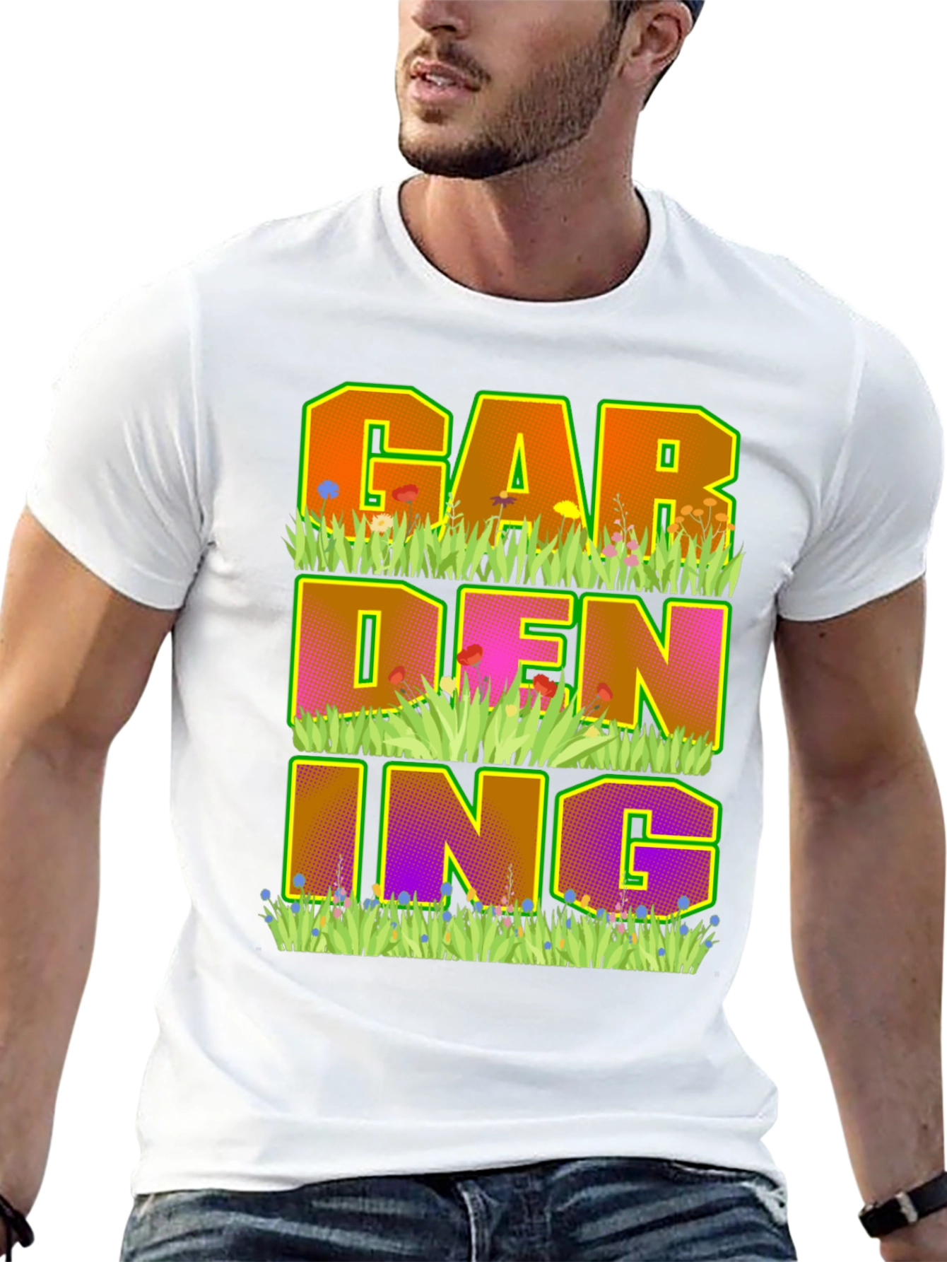 Gardening Graphic Tee - Black