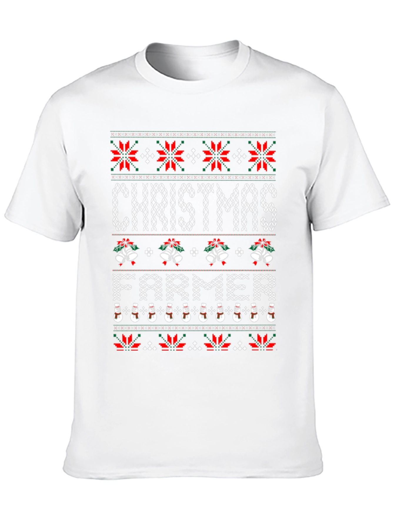 Christmas Farmer Ugly Sweater T-Shirt
