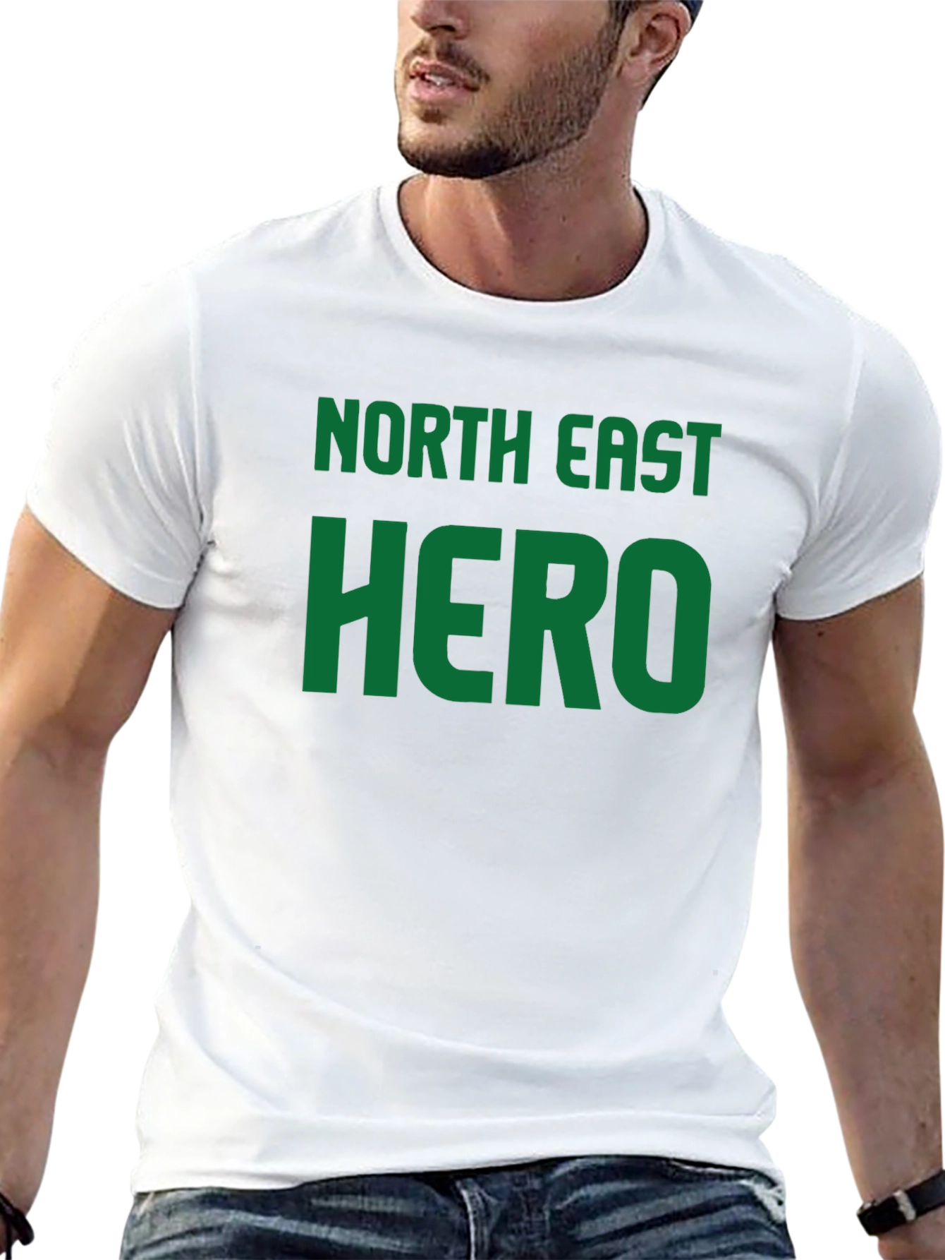 North East Hero Graphic T-Shirt - Black