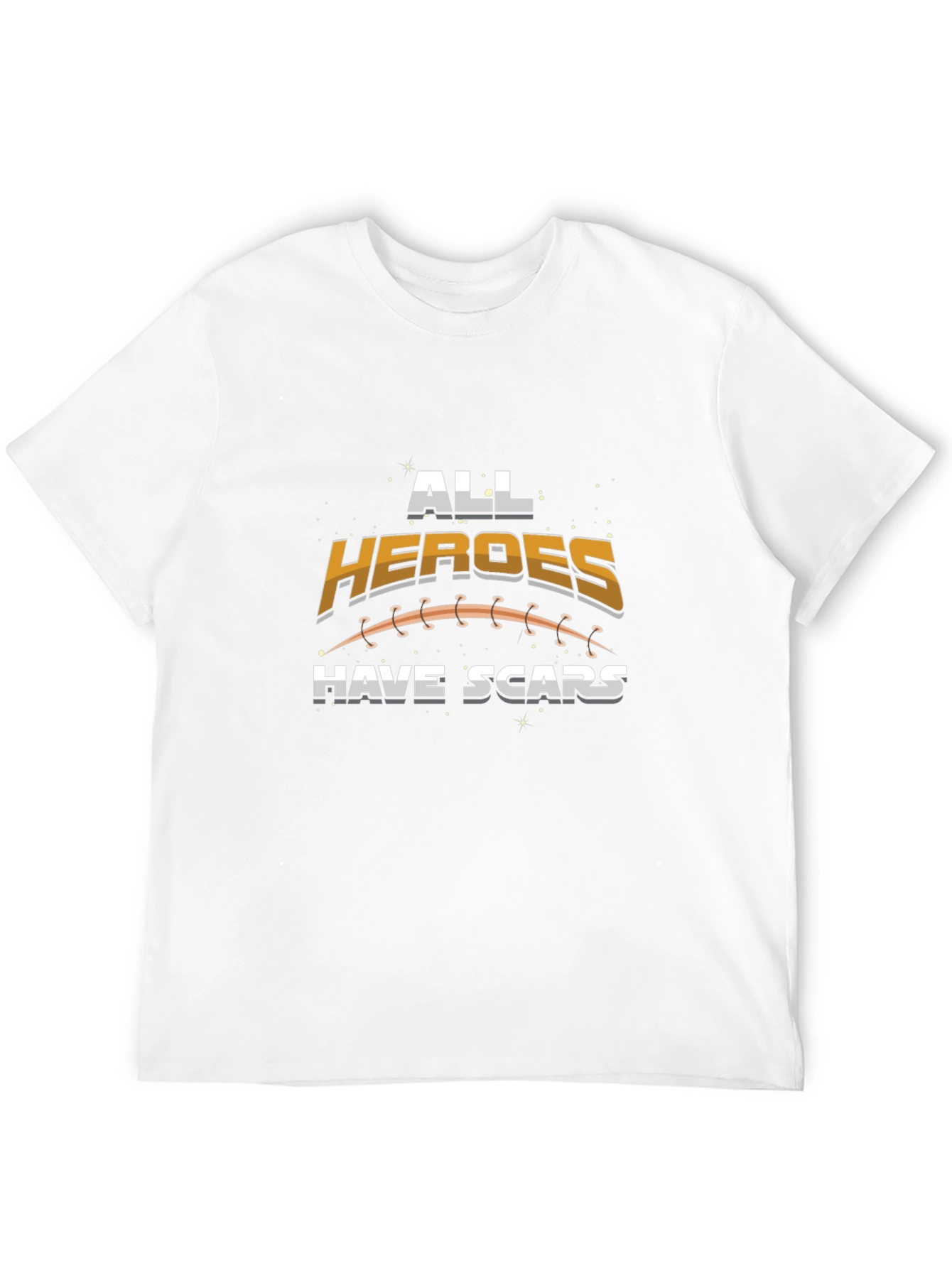 All Heroes Have Scars Graphic T-Shirt