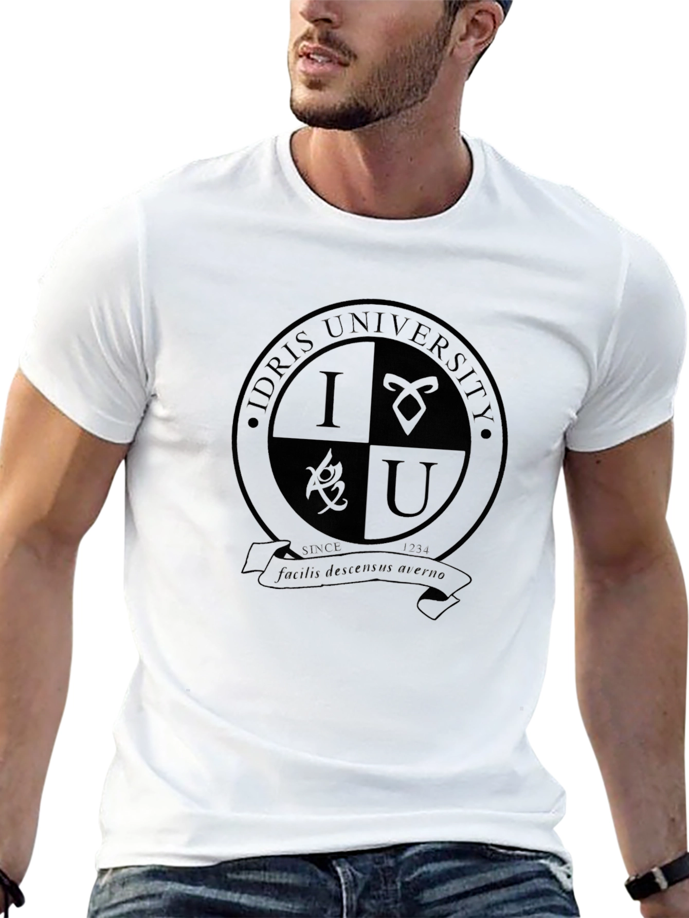 Idris University Black T-Shirt