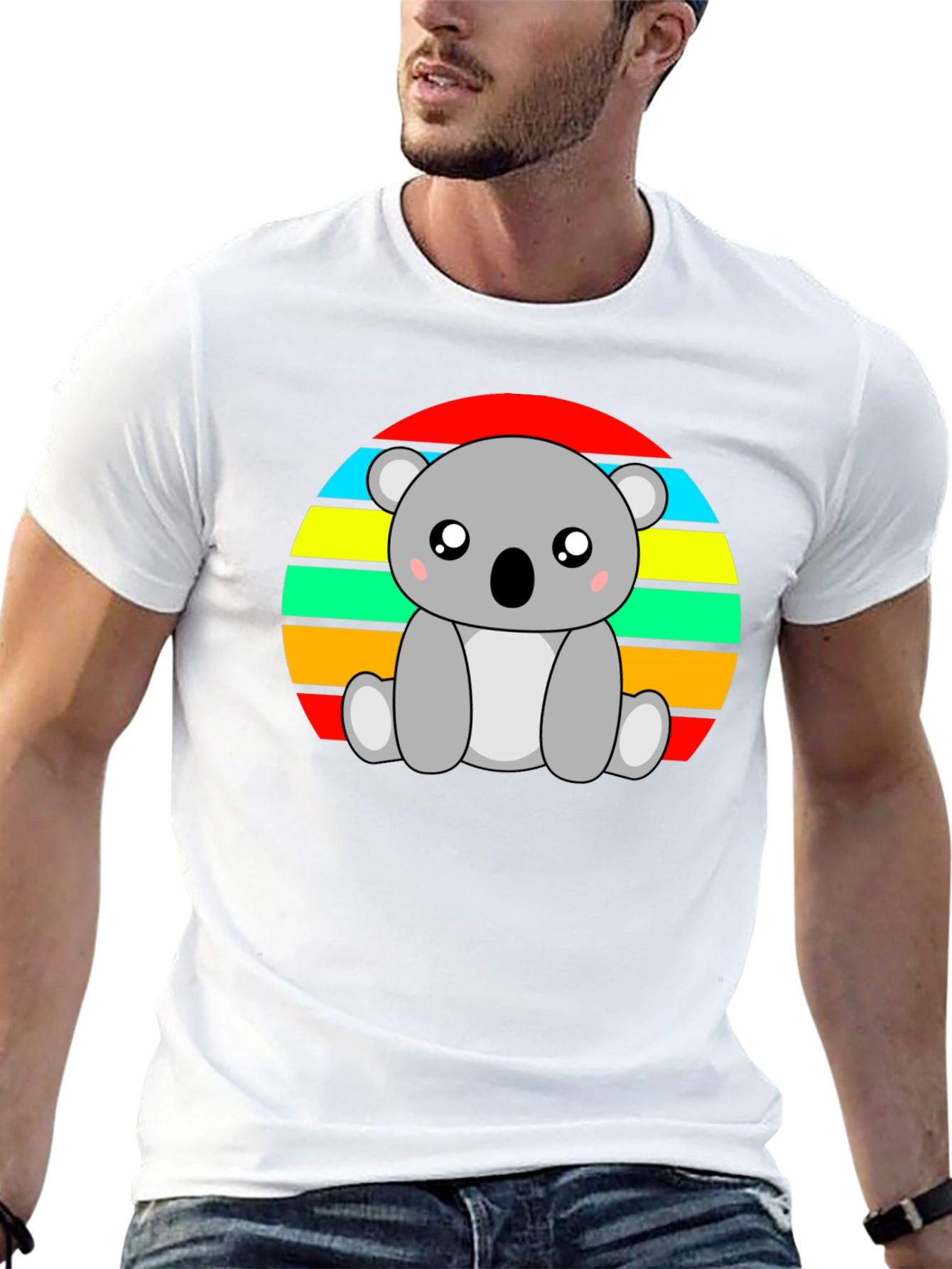 Cute Koala Sunset Graphic Tee