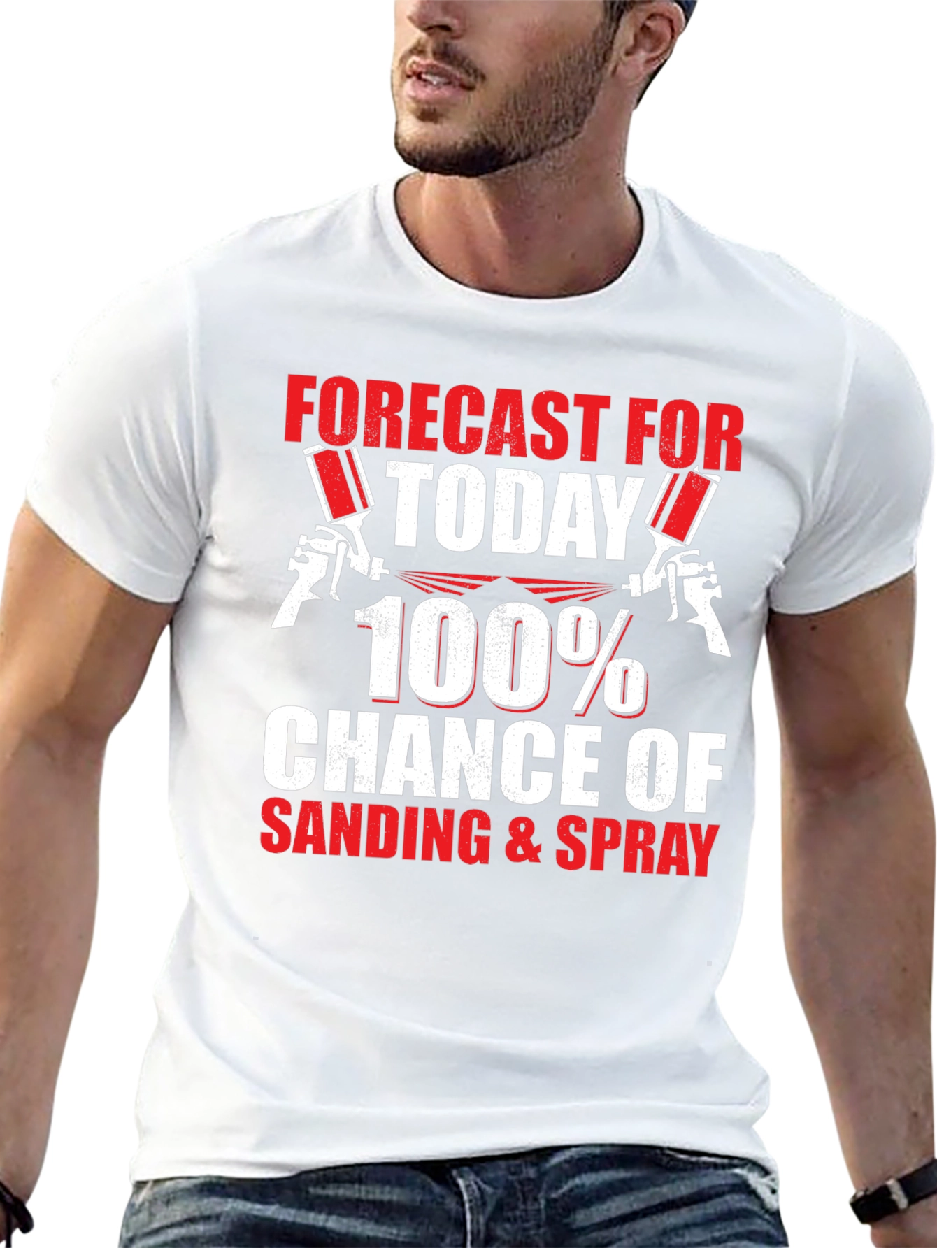 Forecast Sanding and Spray T-Shirt
