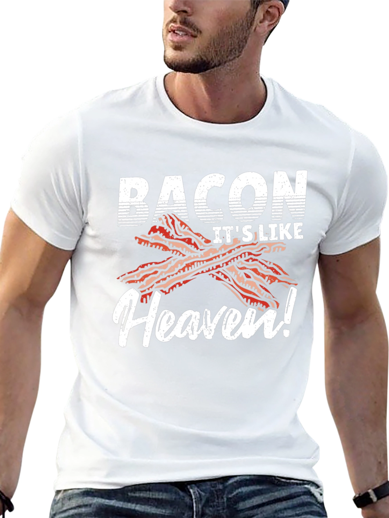 Bacon Heaven T-Shirt - Funny Foodie Tee
