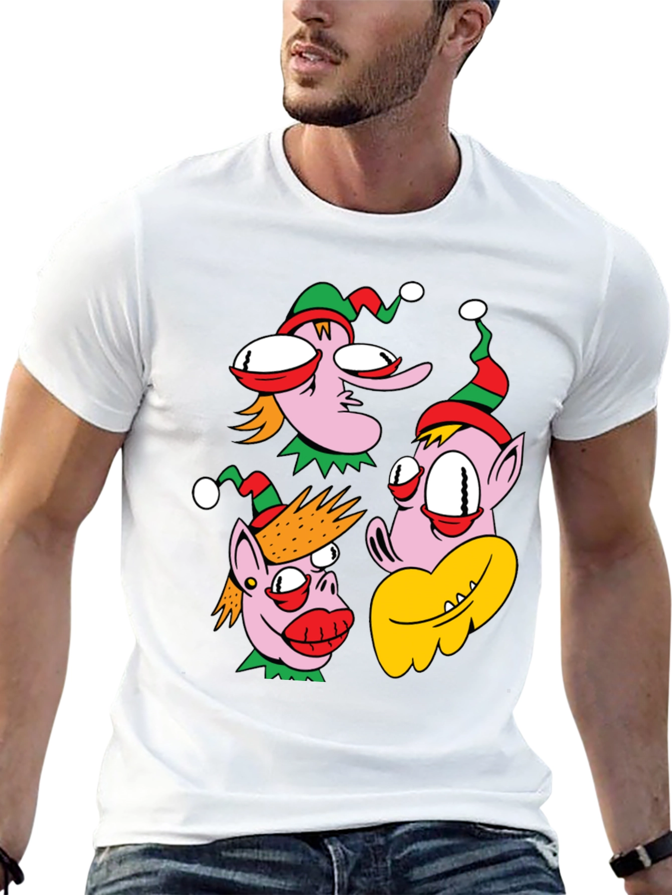 Holiday Cartoon Character Graphic Tee