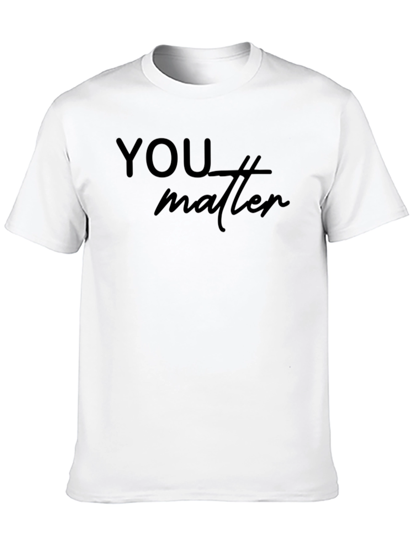You Matter Black Graphic Tee