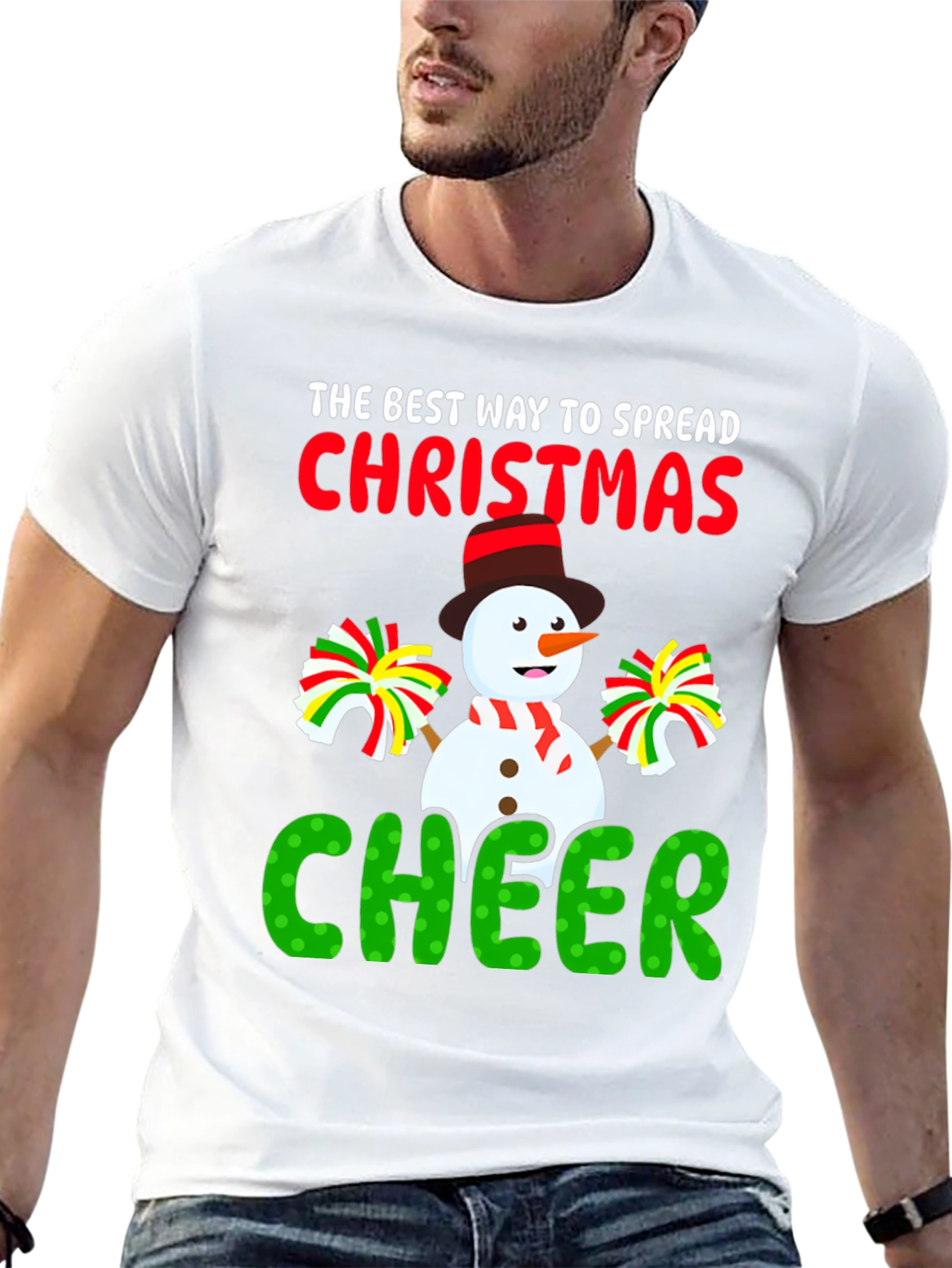 Christmas Cheer Snowman Graphic Tee