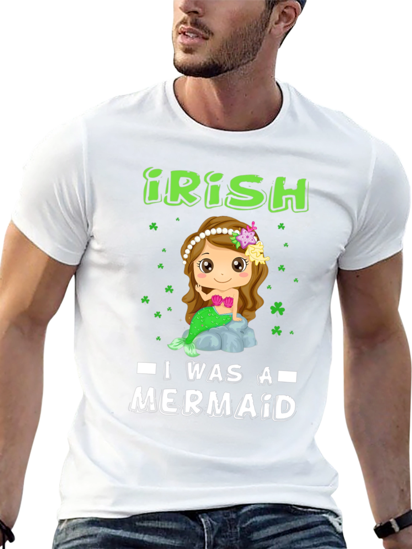 Irish Mermaid Graphic T-Shirt