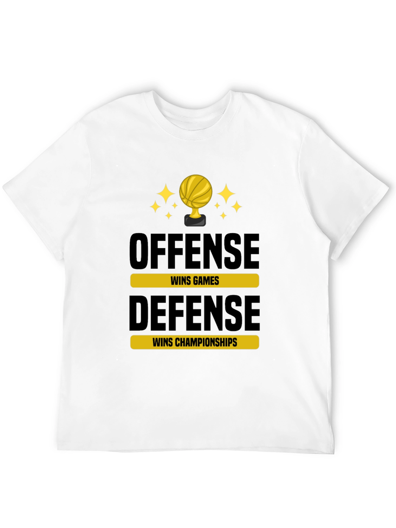 Offense Wins Games Defense Wins Championships T-Shirt