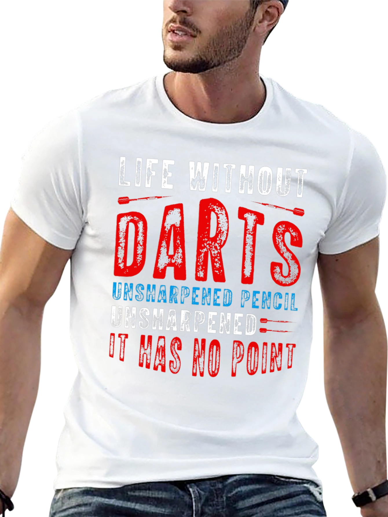 Life Without Darts T-Shirt - Funny Dart Player Tee