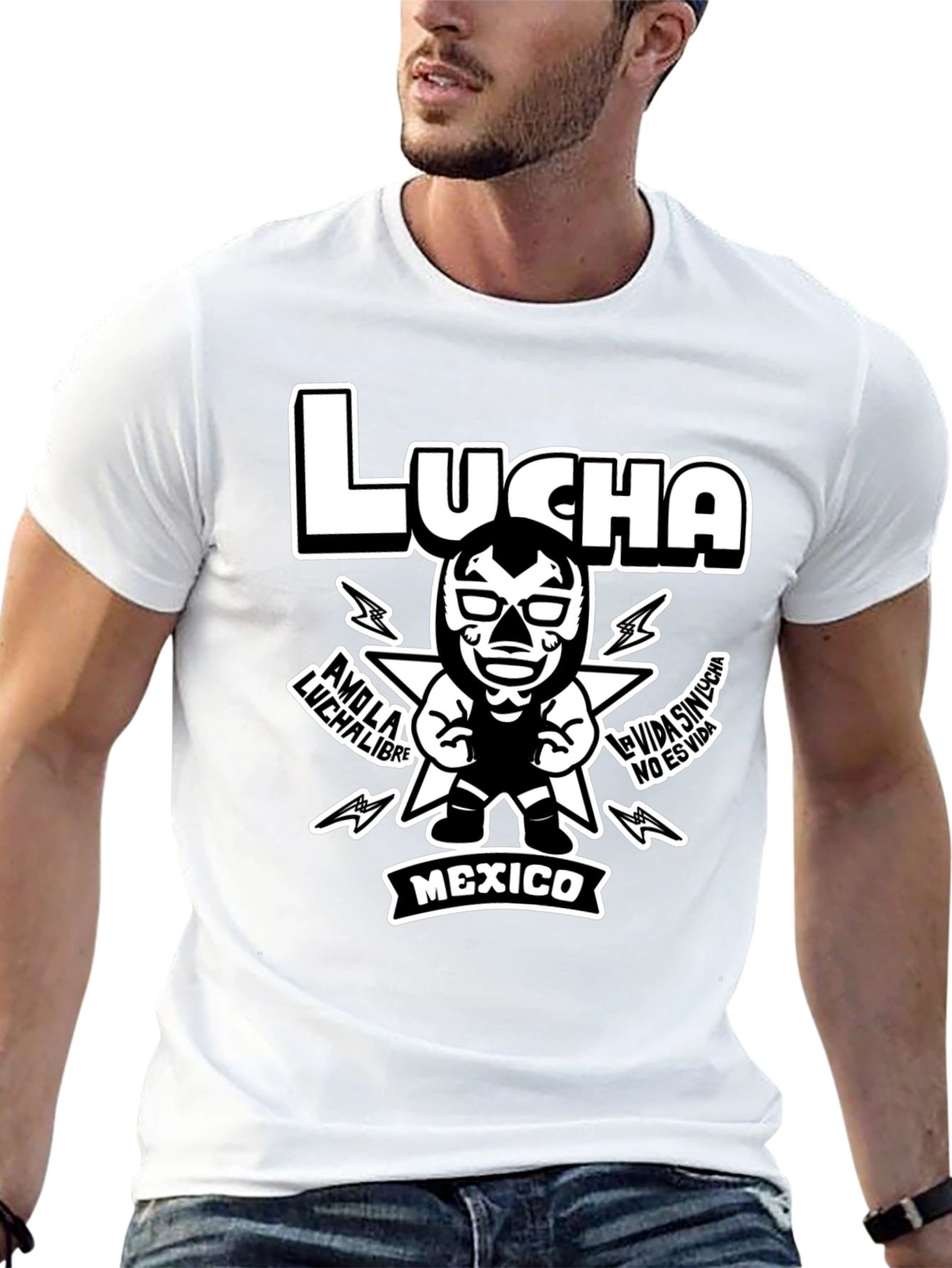 Lucha Libre Wrestling Graphic T-Shirt - Mexico
