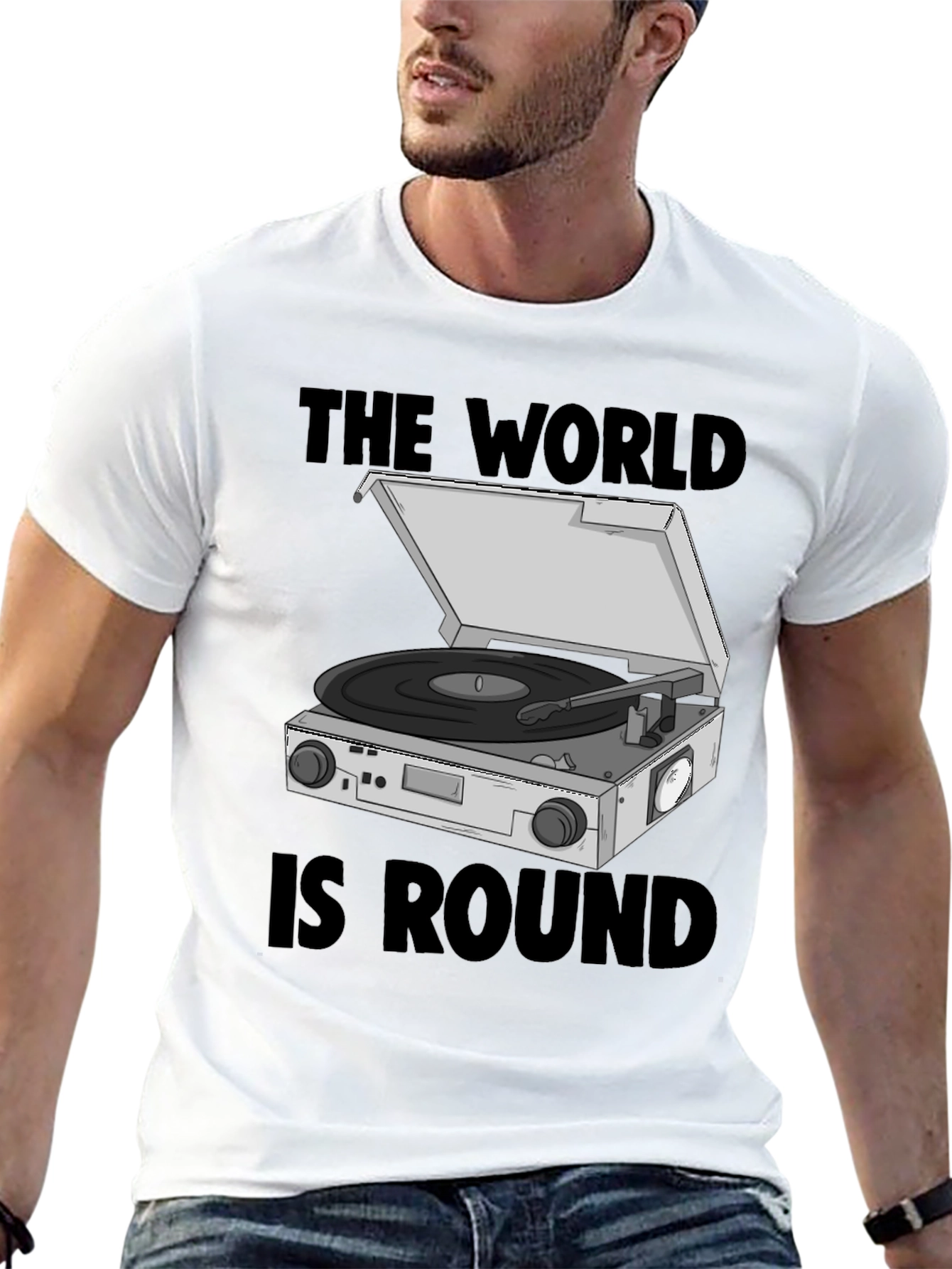 The World Is Round Turntable Graphic Tee