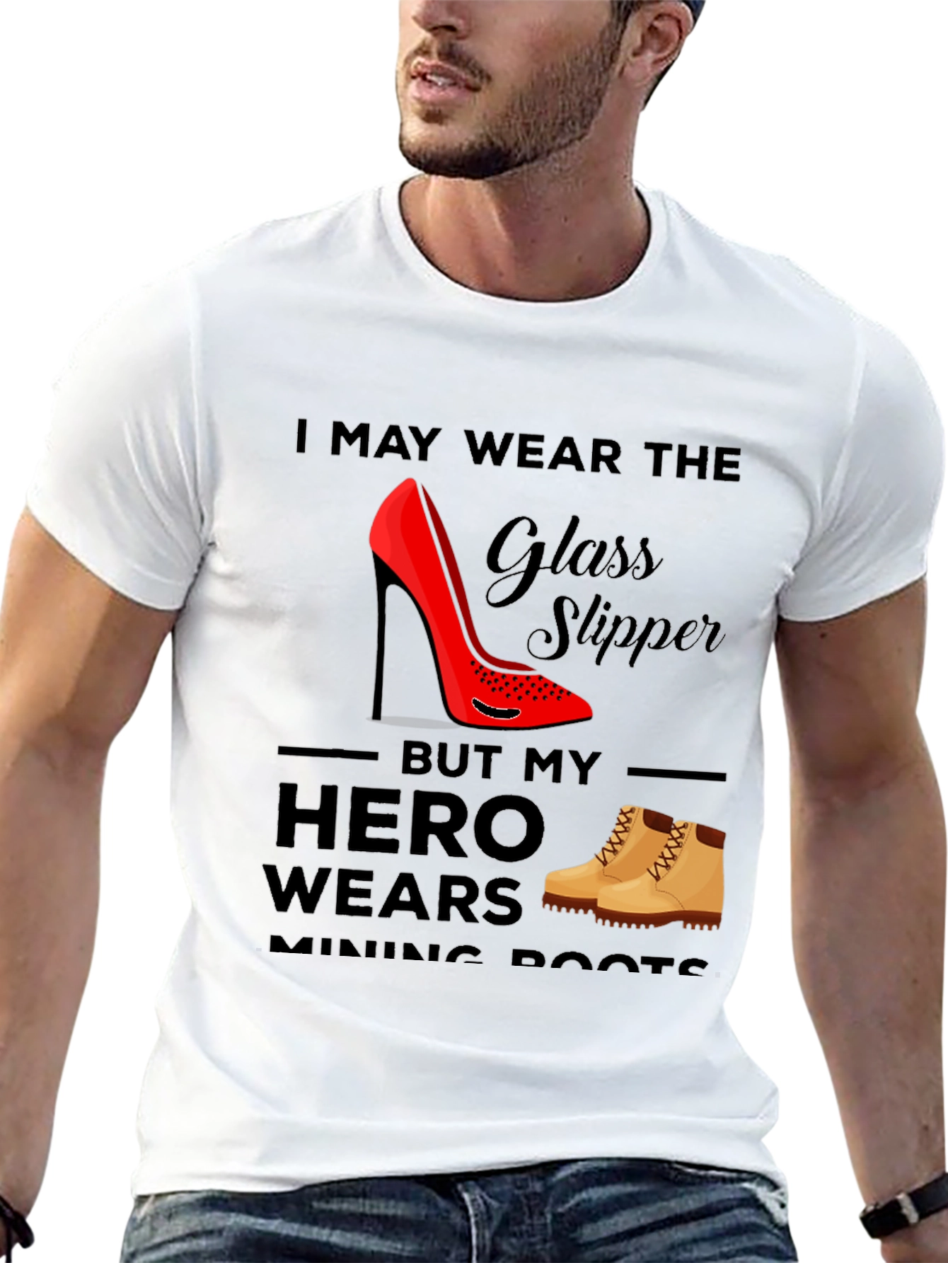 Glass Slipper & Mining Boots Tee