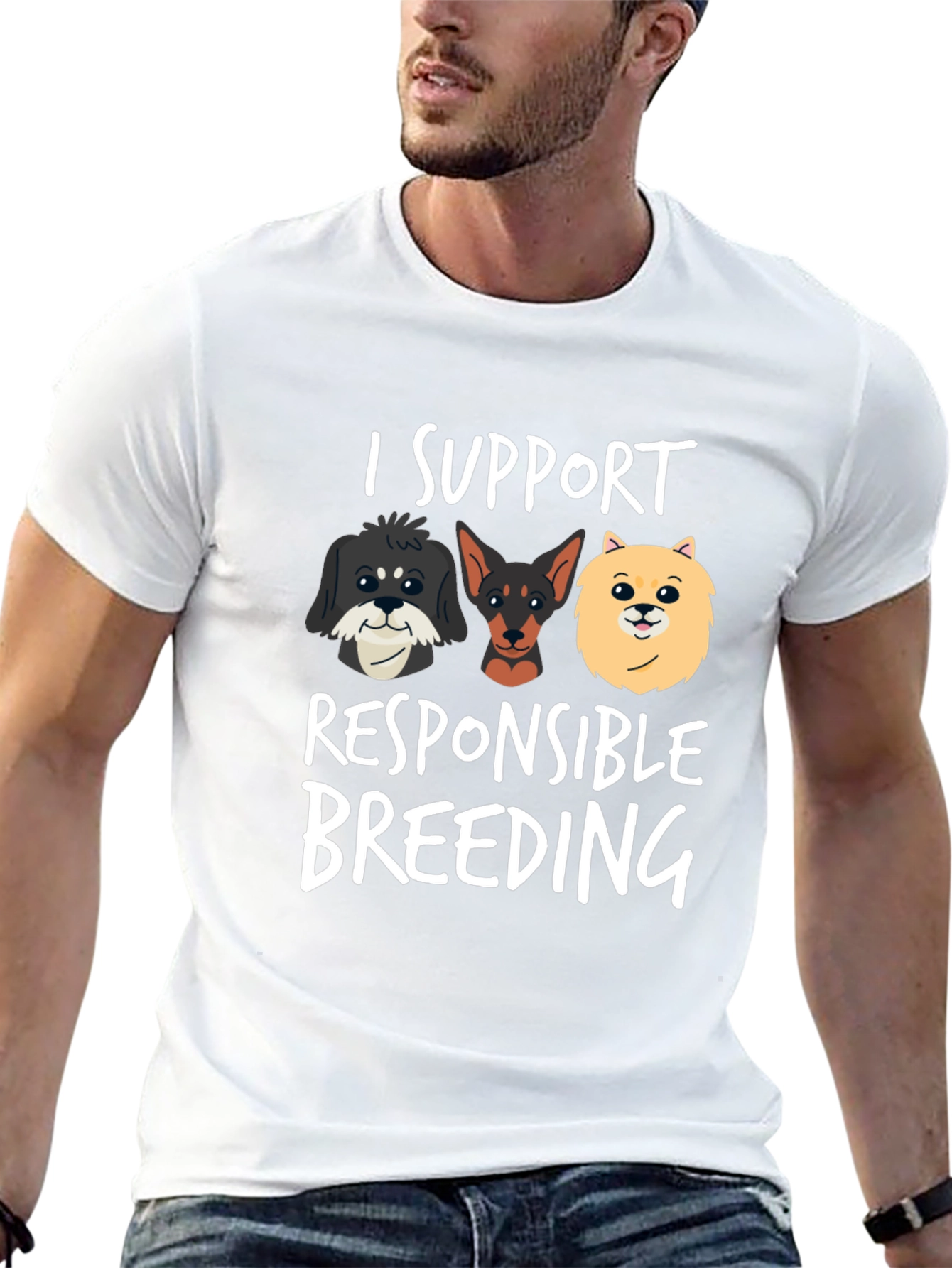I Support Responsible Breeding Graphic T-Shirt