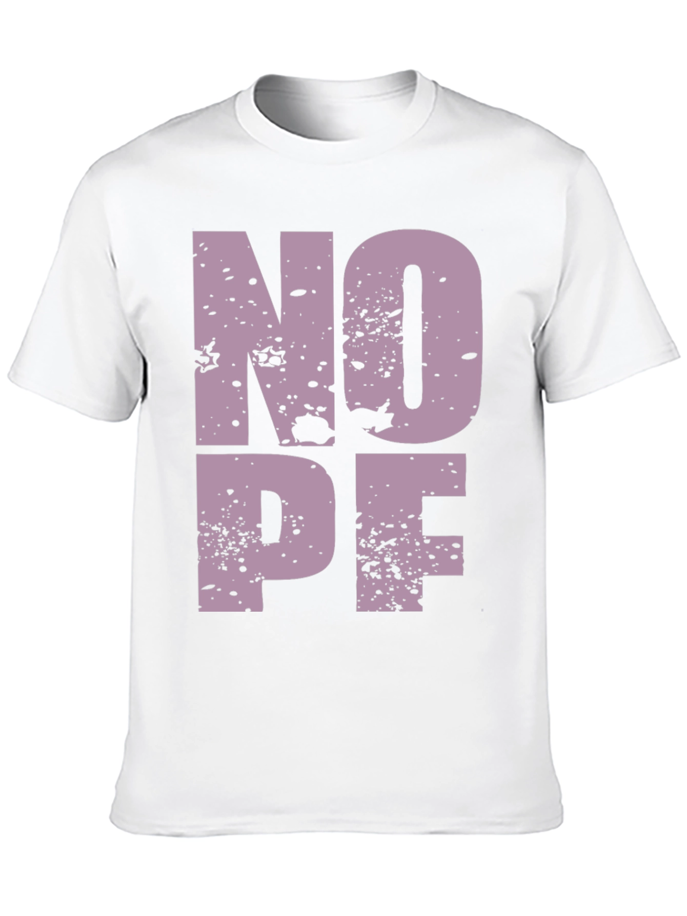 NOPE Graphic T-Shirt - Soft Black Crew Neck Tee