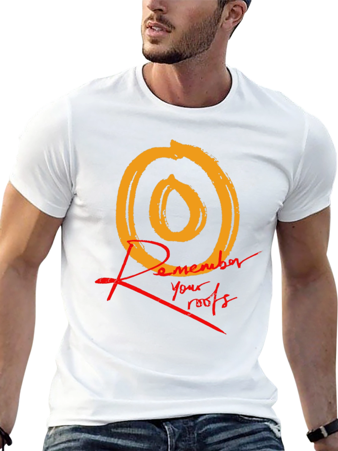 Remember Your Roots Graphic Tee - Black