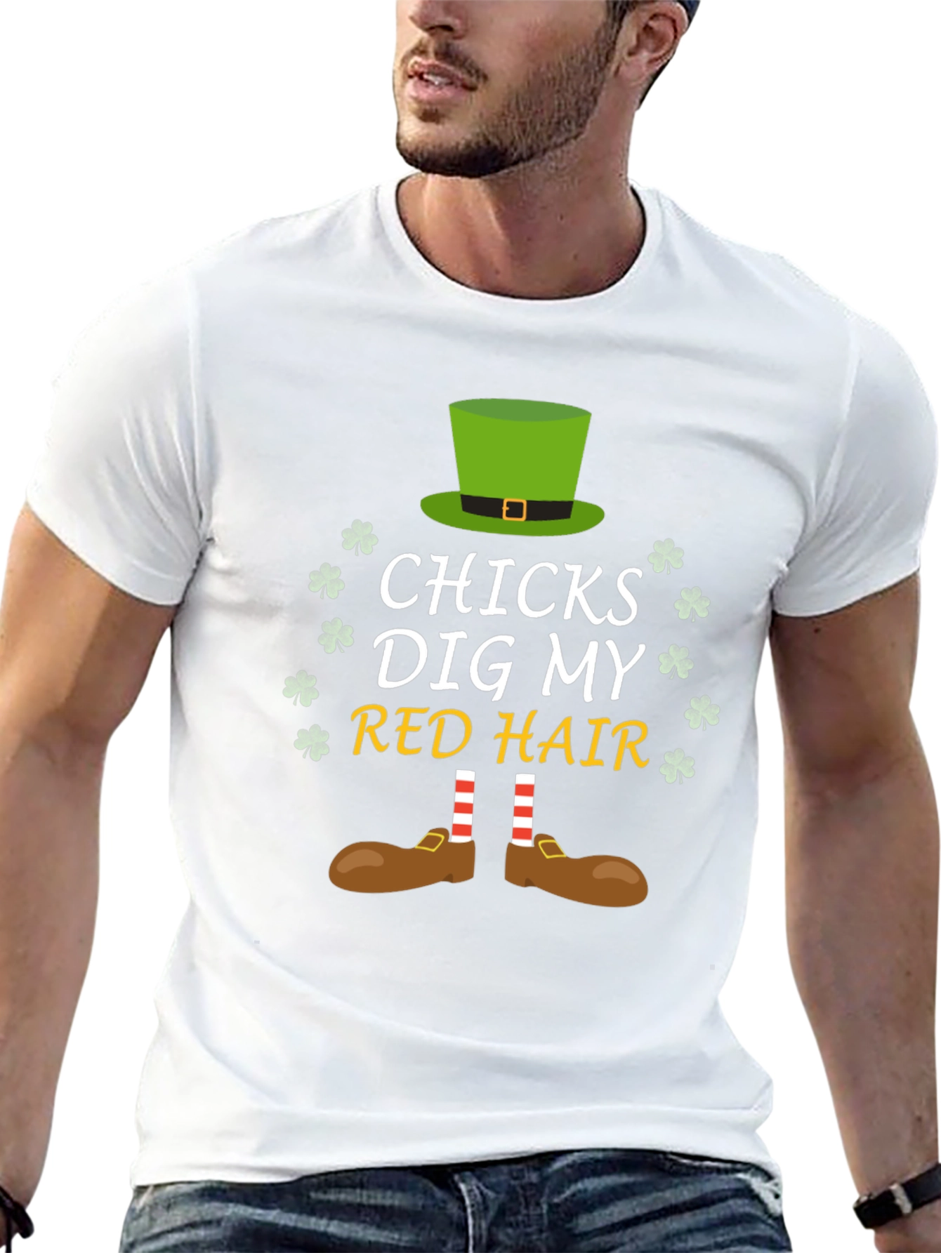 Chicks Dig My Red Hair St. Patricks Day T-Shirt