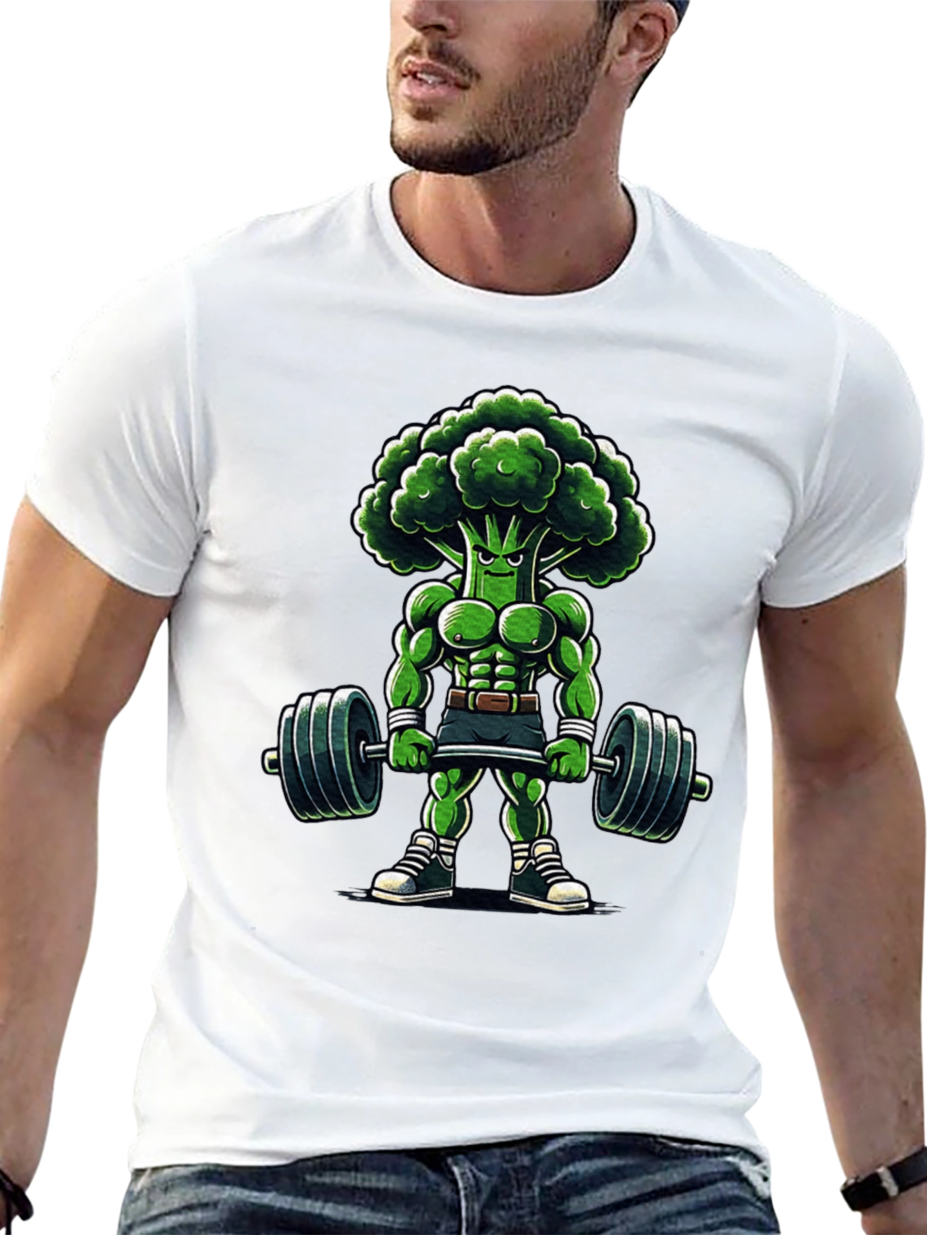 Broccoli Bodybuilder T-Shirt