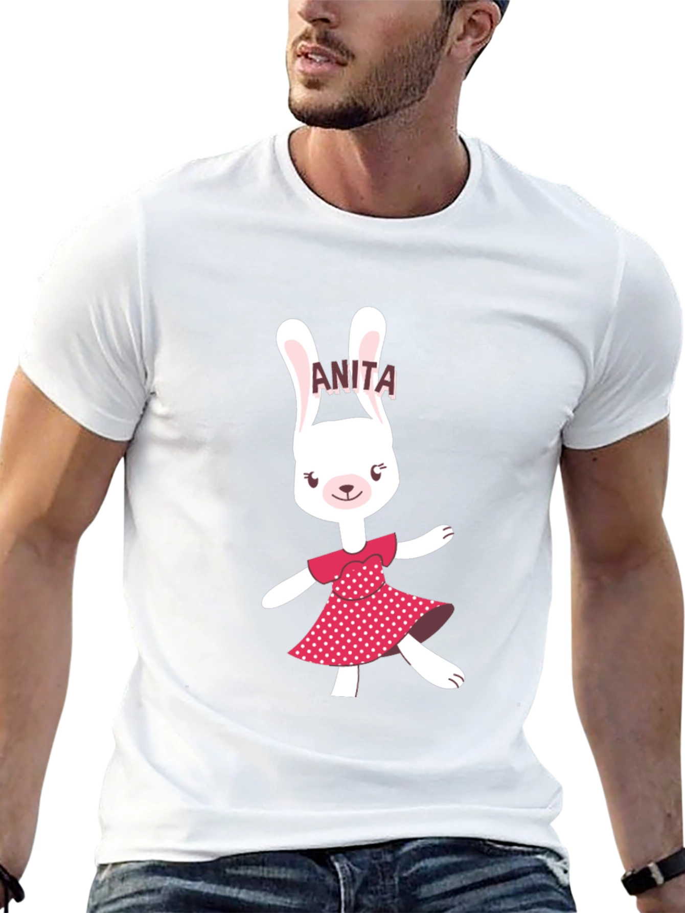 Bunny in Dress - Unisex T-Shirt