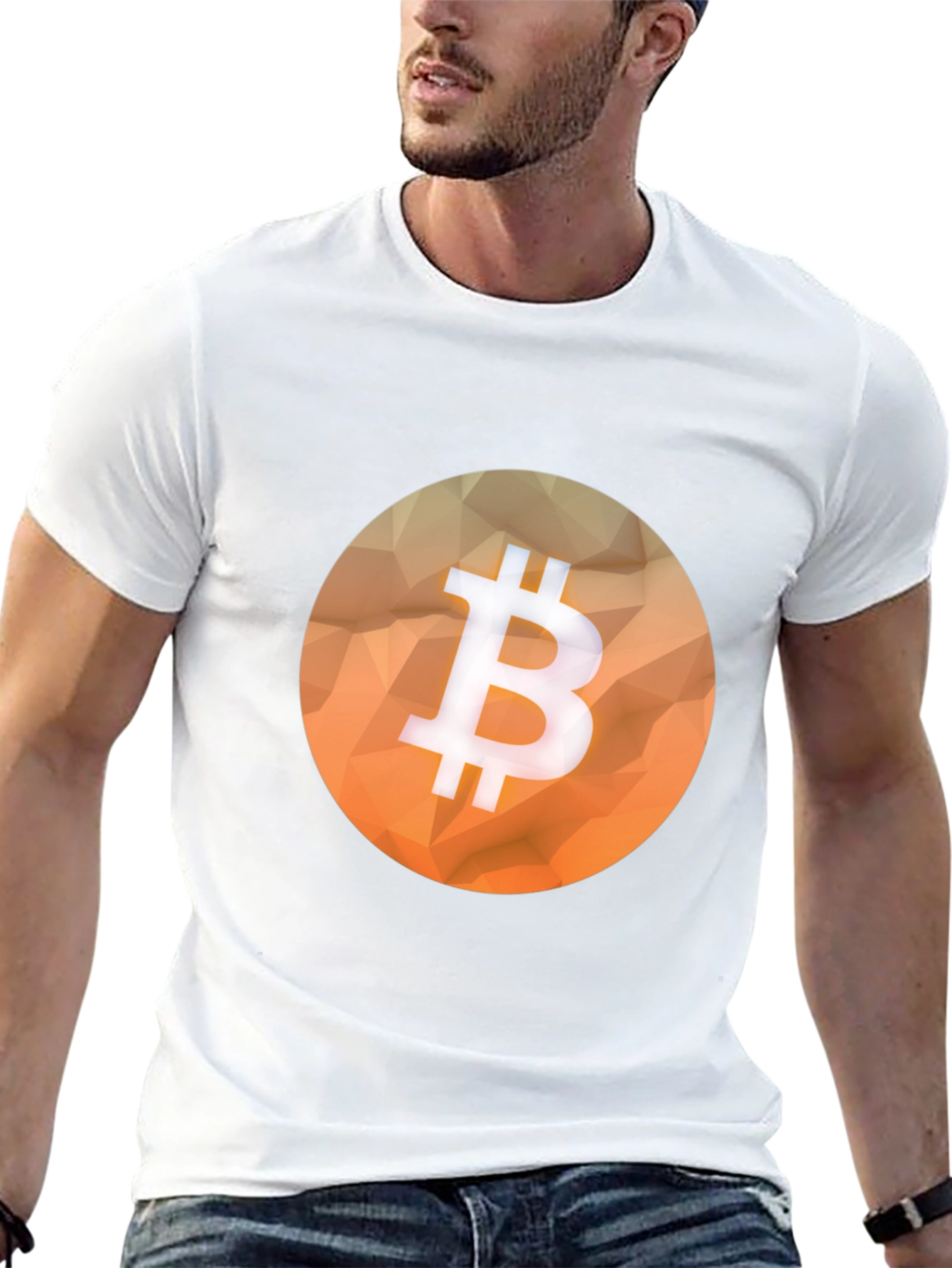 Bitcoin Graphic Tee - Black Cotton Crypto Shirt