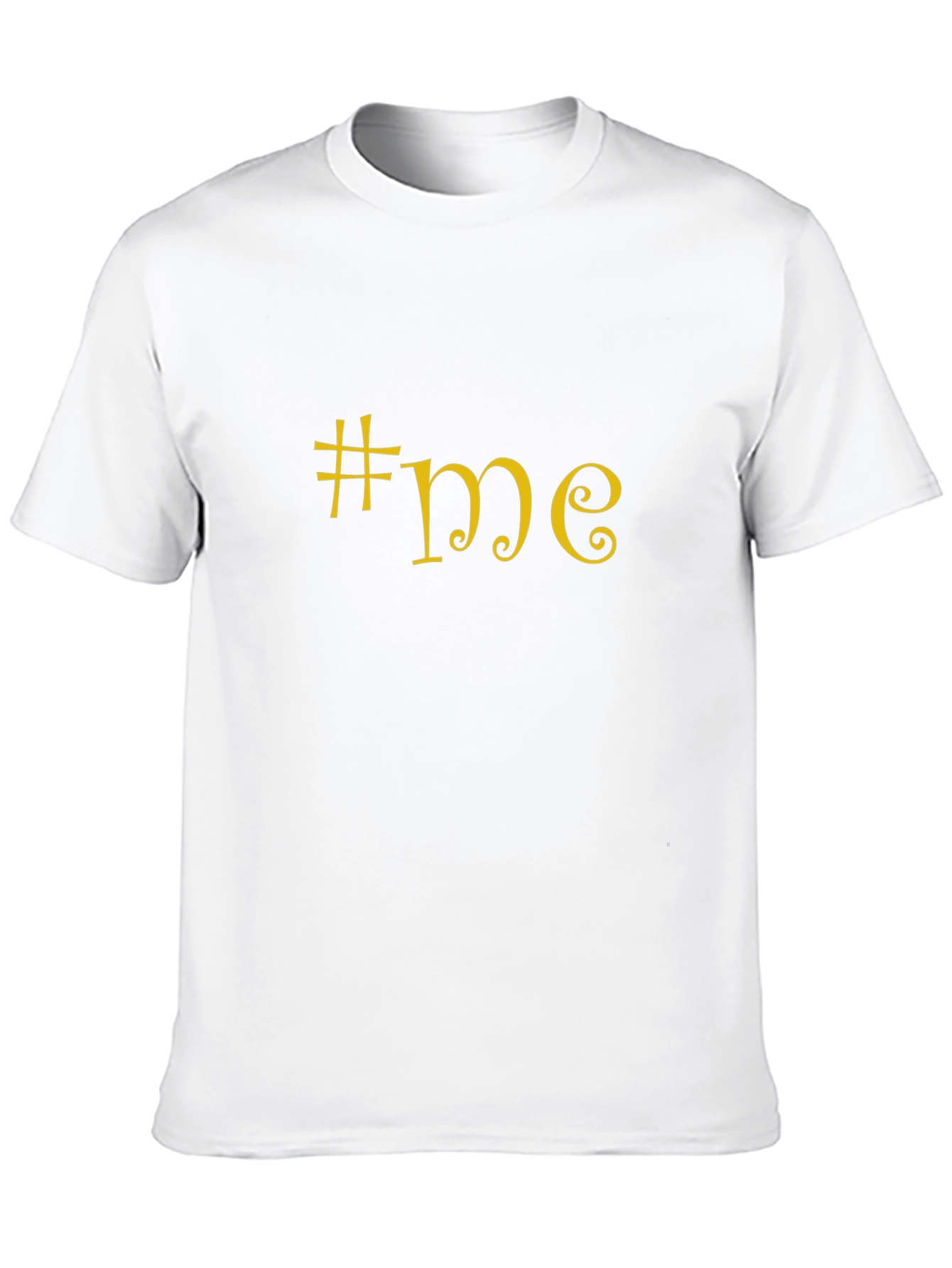 #me Black Cotton Tee - Trendy & Comfortable