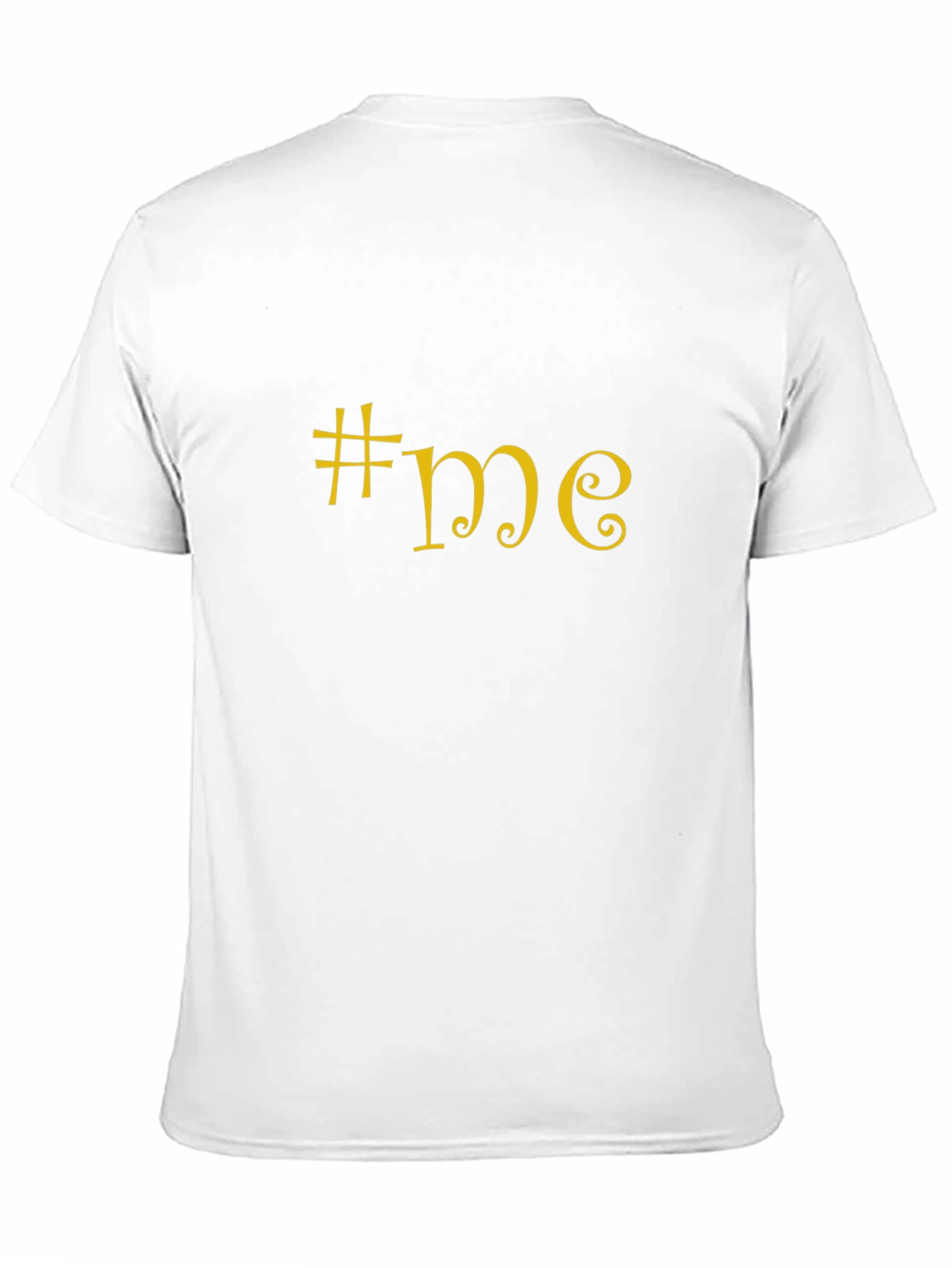 #me Black Cotton Tee - Trendy & Comfortable