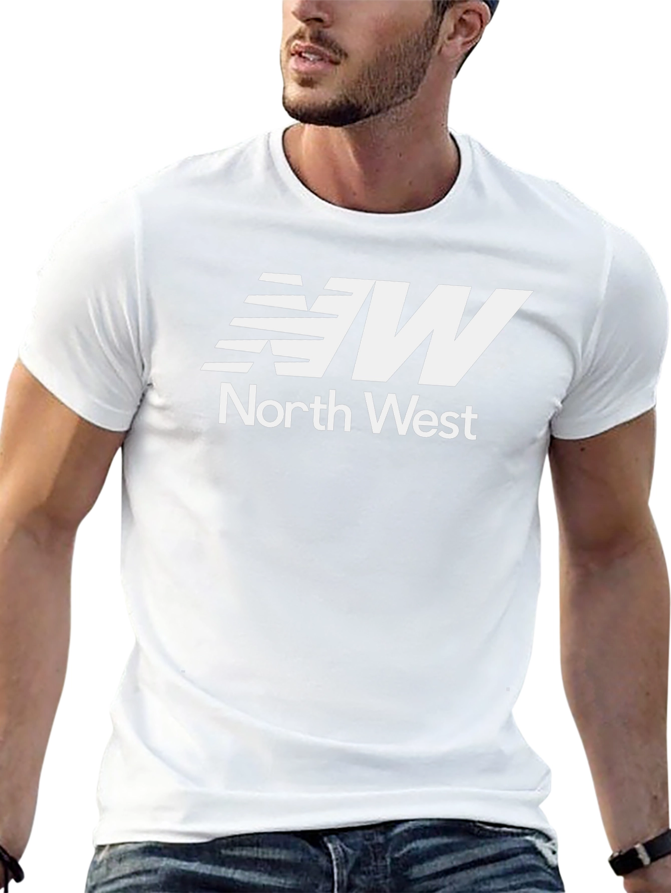 North West Graphic Tee - Stylish Black T-Shirt