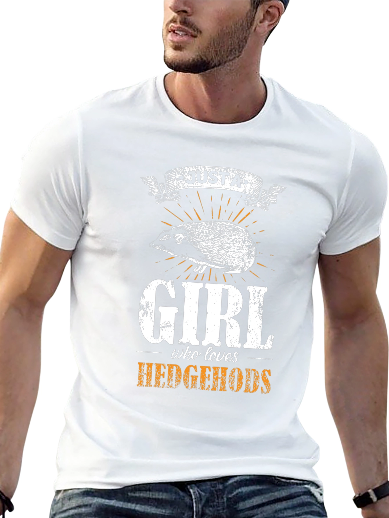Just a Girl Who Loves Hedgehogs T-Shirt