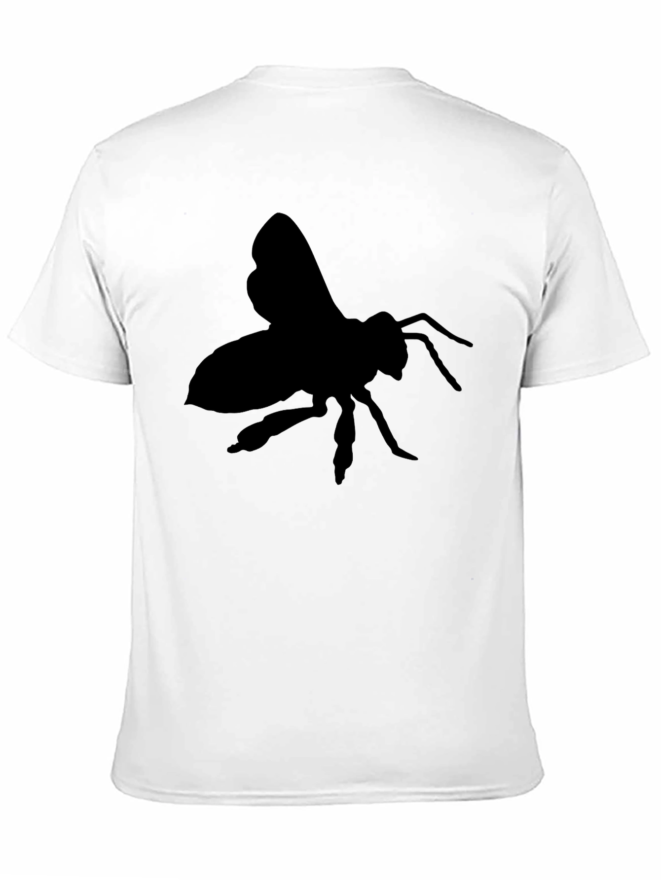 Black Bee Silhouette Graphic Tee - Mens Casual Fit