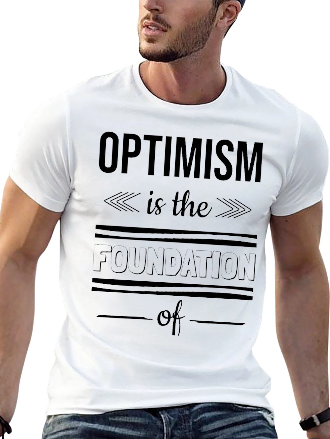 Optimism Foundation Graphic Tee - Unisex Black T-Shirt